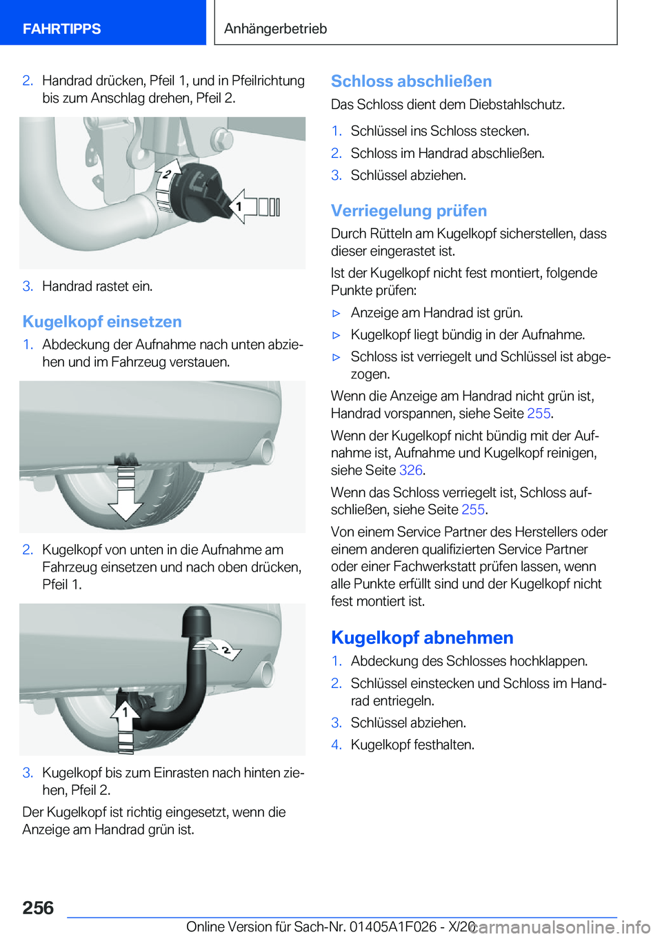 BMW X1 2021  Betriebsanleitungen (in German) �2�.�H�a�n�d�r�a�d��d�r�