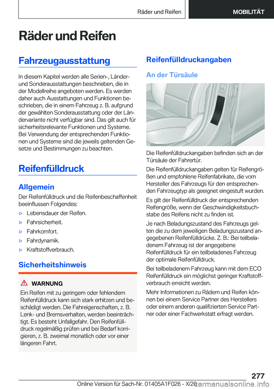 BMW X1 2021  Betriebsanleitungen (in German) �R�