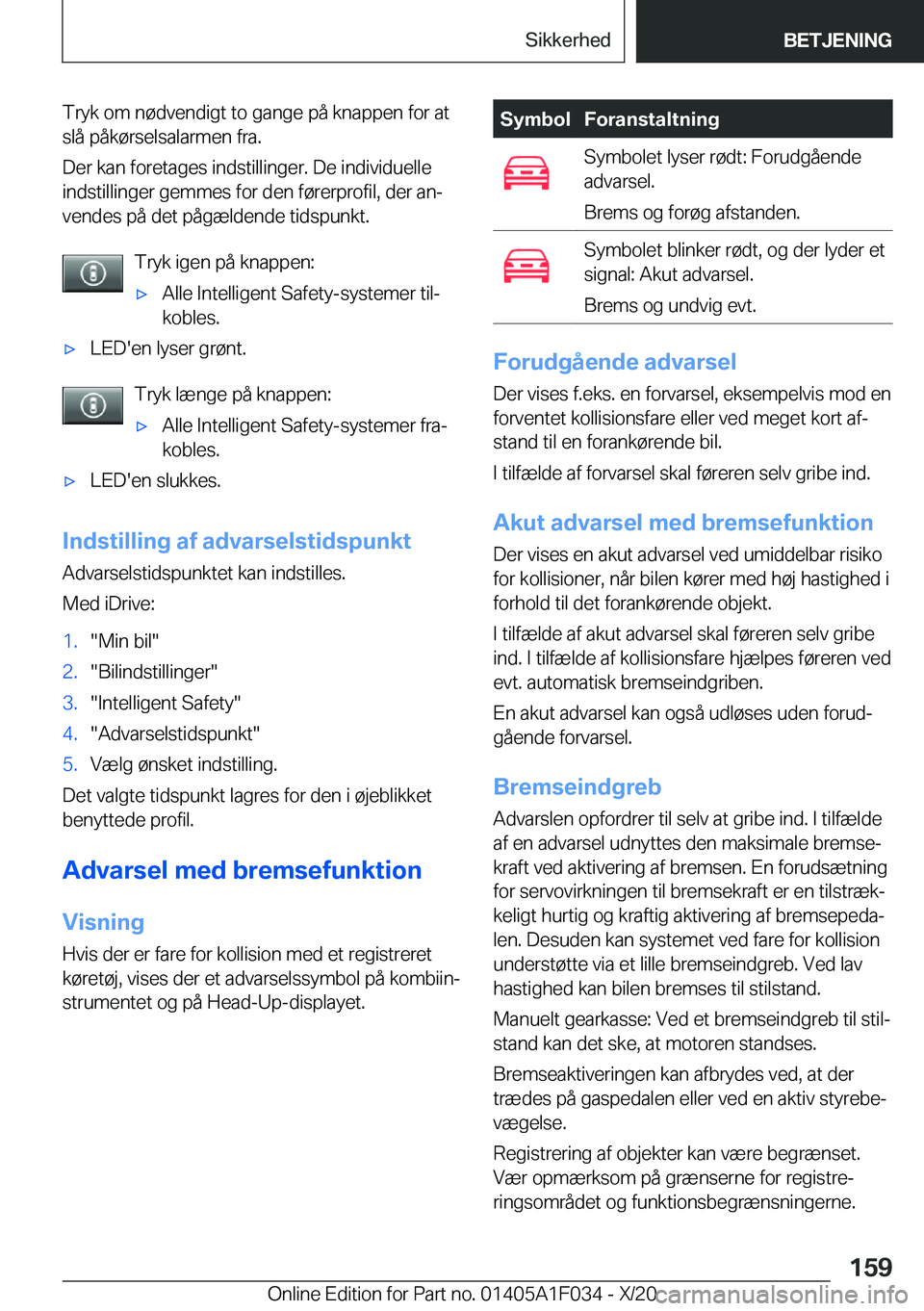 BMW X1 2021  InstruktionsbØger (in Danish) �T�r�y�k��o�m��n�