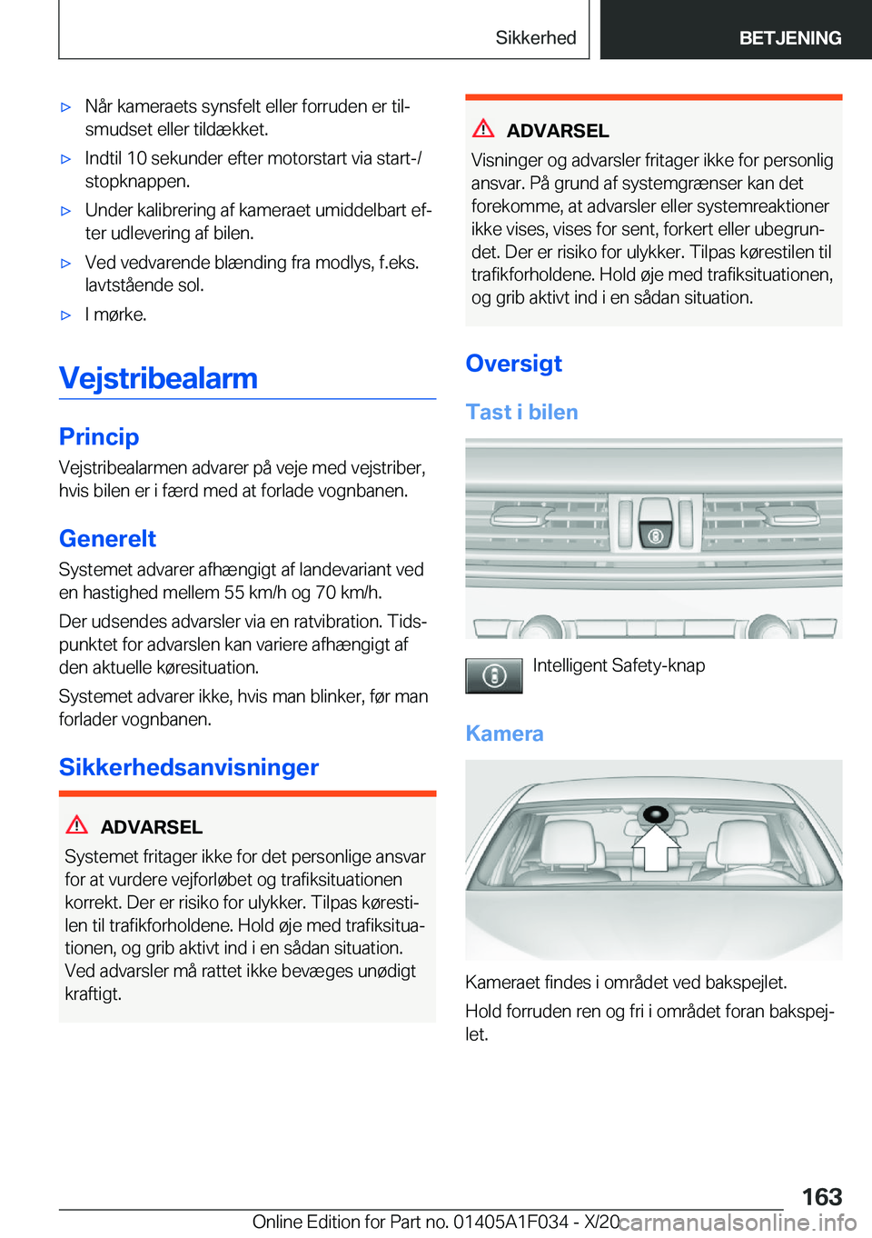 BMW X1 2021  InstruktionsbØger (in Danish) 'x�N�å�r��k�a�m�e�r�a�e�t�s��s�y�n�s�f�e�l�t��e�l�l�e�r��f�o�r�r�u�d�e�n��e�r��t�i�lj�s�m�u�d�s�e�t��e�l�l�e�r��t�i�l�d�æ�k�k�e�t�.'x�I�n�d�t�i�l��1�0��s�e�k�u�n�d�e�r��e�f�t�e�r