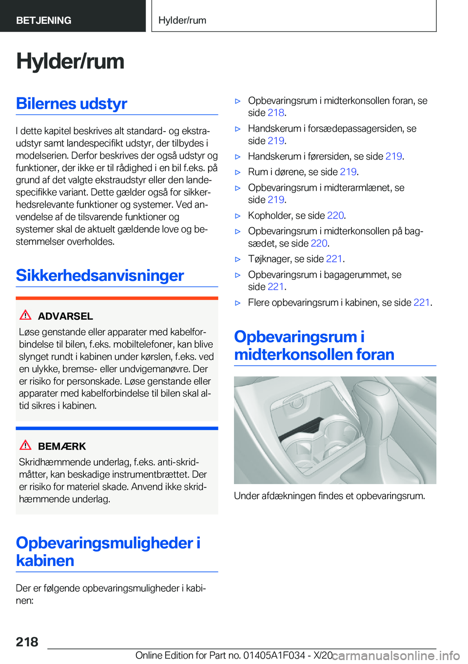 BMW X1 2021  InstruktionsbØger (in Danish) �H�y�l�d�e�r�/�r�u�m�B�i�l�e�r�n�e�s��u�d�s�t�y�r
�I��d�e�t�t�e��k�a�p�i�t�e�l��b�e�s�k�r�i�v�e�s��a�l�t��s�t�a�n�d�a�r�d�-��o�g��e�k�s�t�r�aj
�u�d�s�t�y�r��s�a�m�t��l�a�n�d�e�s�p�e�c�i�f�i