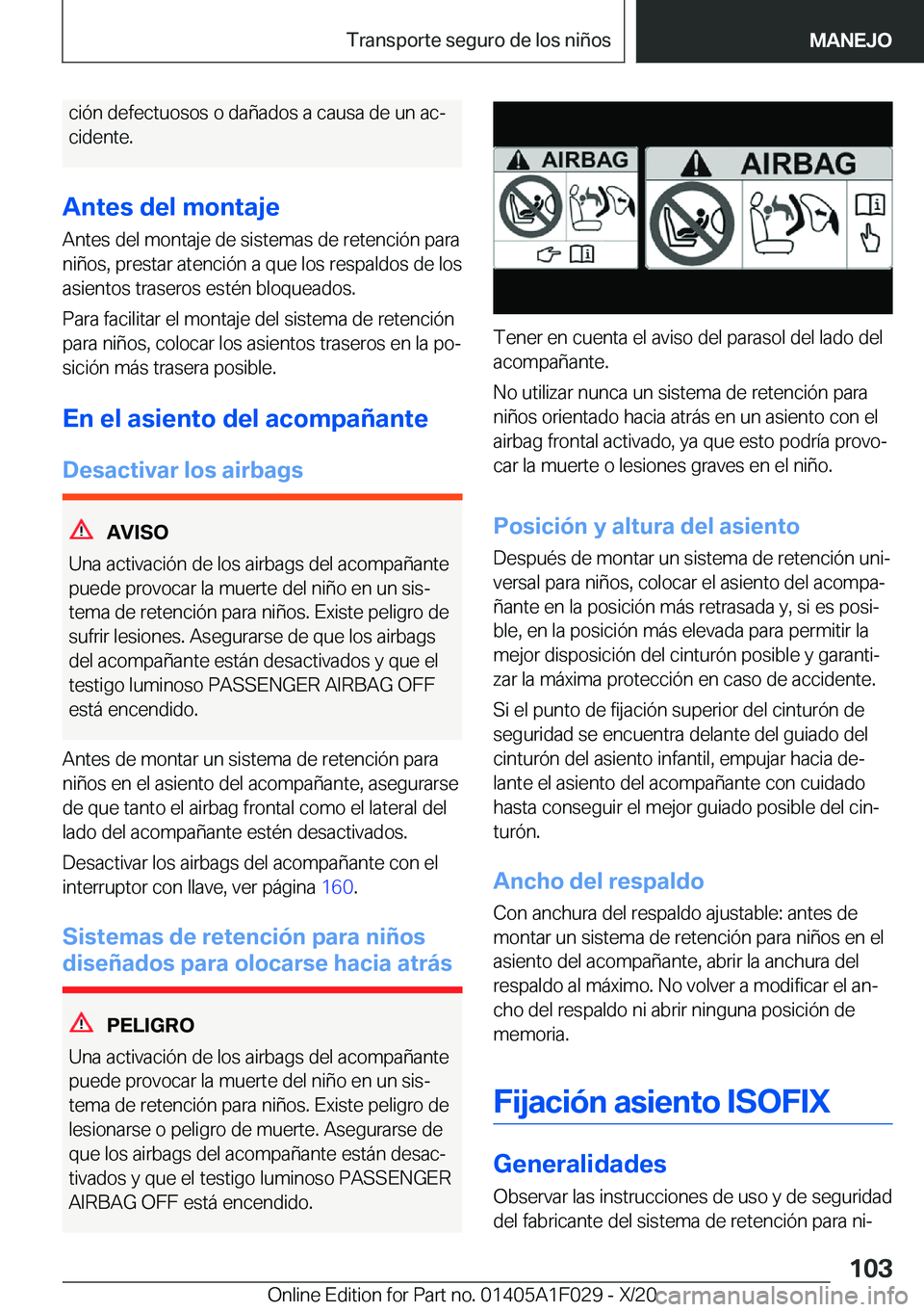 BMW X1 2021  Manuales de Empleo (in Spanish) �c�i�
