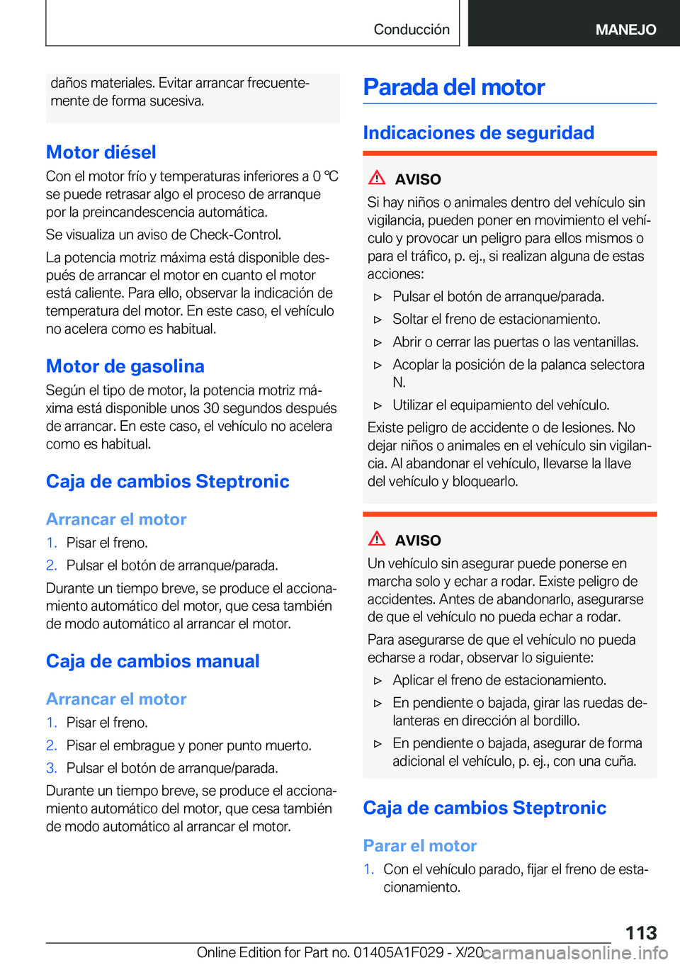 BMW X1 2021  Manuales de Empleo (in Spanish) �d�a�