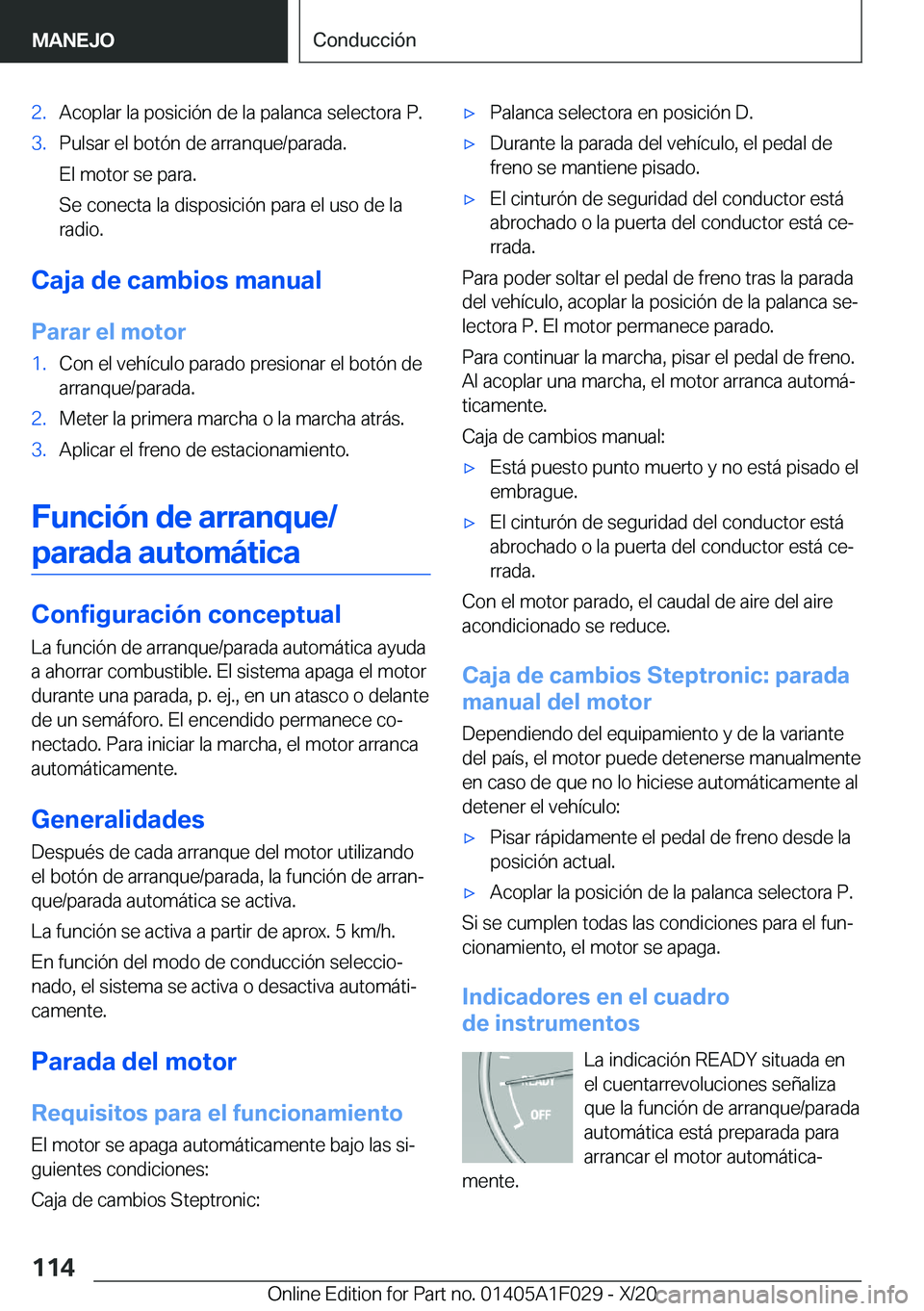 BMW X1 2021  Manuales de Empleo (in Spanish) �2�.�A�c�o�p�l�a�r��l�a��p�o�s�i�c�i�