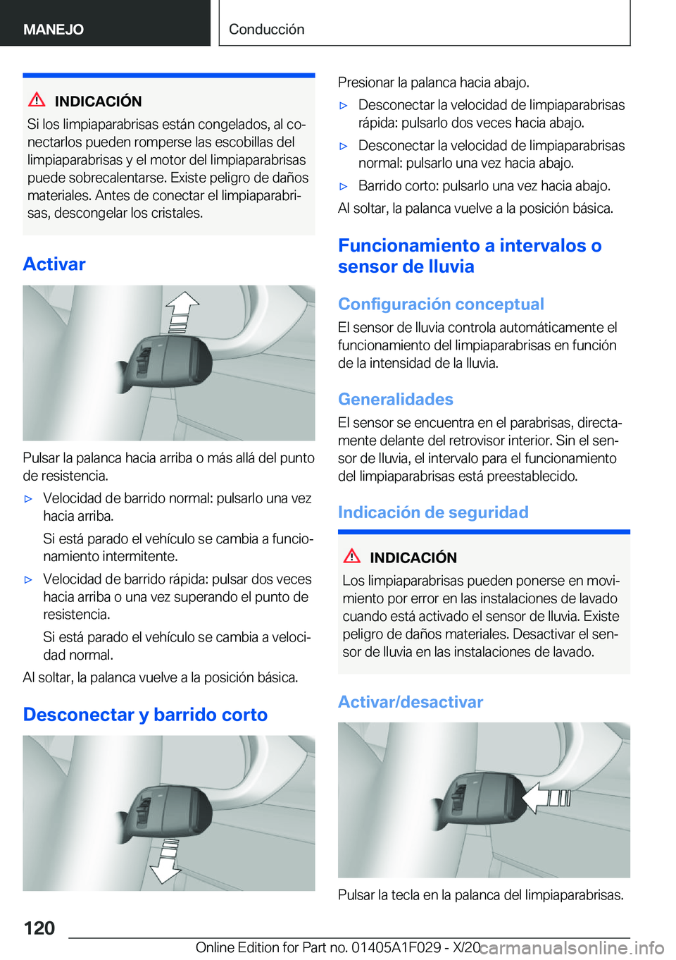 BMW X1 2021  Manuales de Empleo (in Spanish) �I�N�D�I�C�A�C�I�