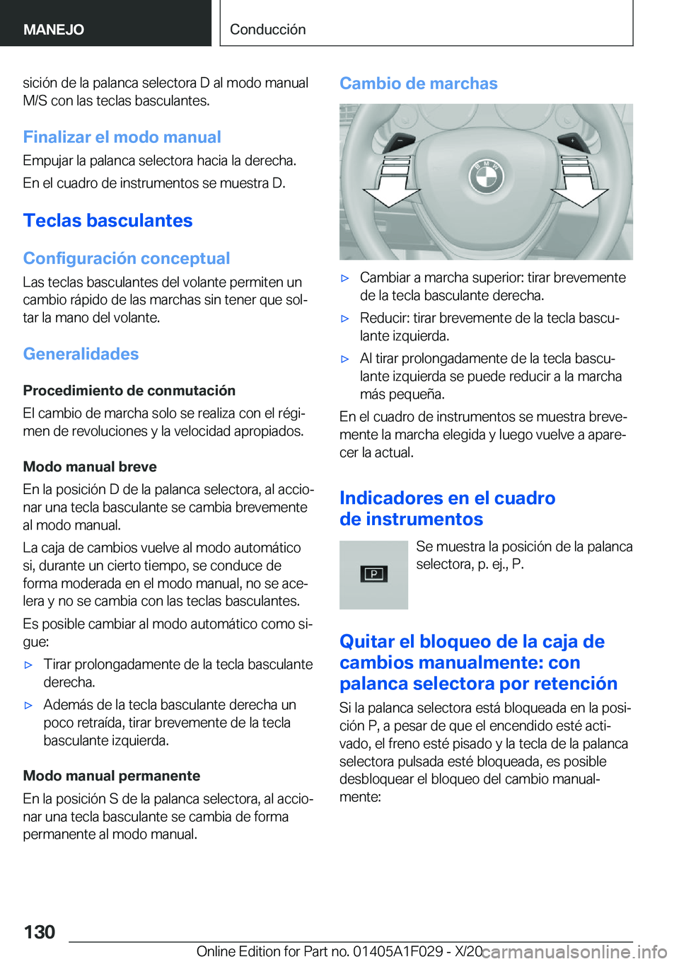BMW X1 2021  Manuales de Empleo (in Spanish) �s�i�c�i�