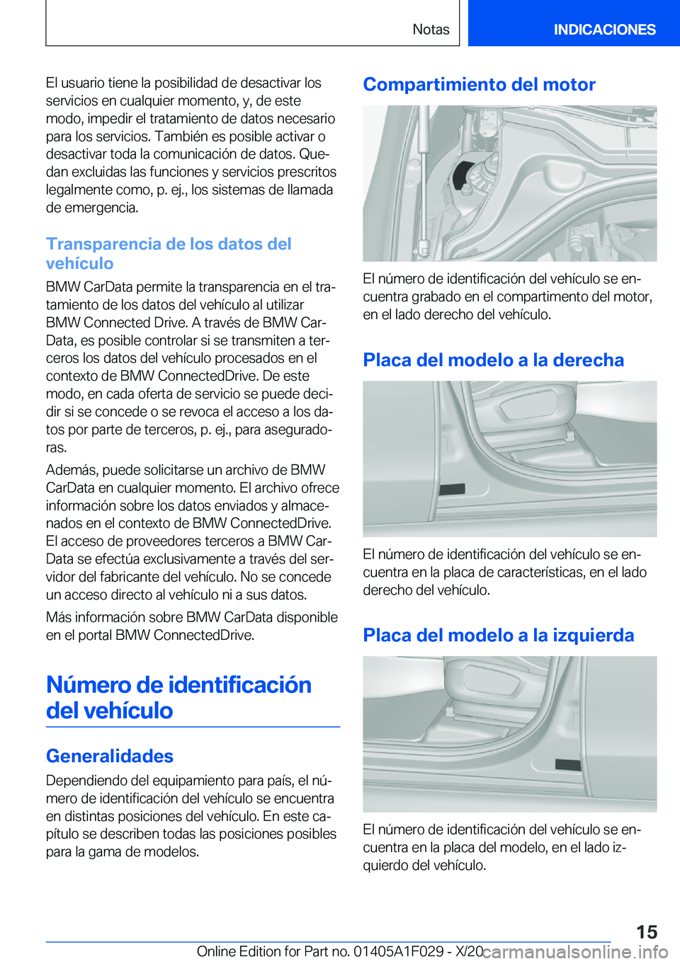 BMW X1 2021  Manuales de Empleo (in Spanish) �E�l��u�s�u�a�r�i�o��t�i�e�n�e��l�a��p�o�s�i�b�i�l�i�d�a�d��d�e��d�e�s�a�c�t�i�v�a�r��l�o�s
�s�e�r�v�i�c�i�o�s��e�n��c�u�a�l�q�u�i�e�r��m�o�m�e�n�t�o�,��y�,��d�e��e�s�t�e
�m�o�d�o�,��i�m
