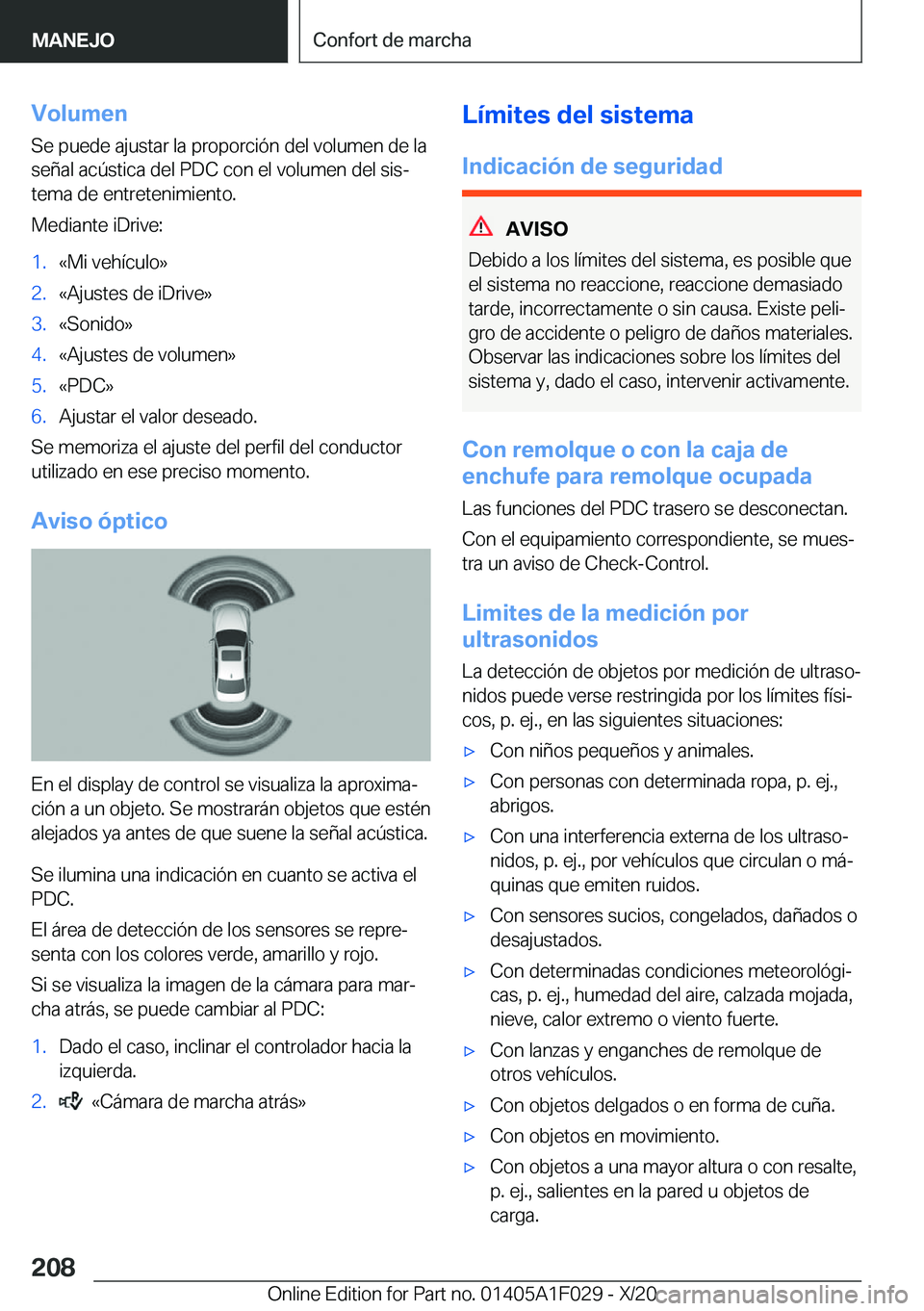 BMW X1 2021  Manuales de Empleo (in Spanish) �V�o�l�u�m�e�n
�S�e��p�u�e�d�e��a�j�u�s�t�a�r��l�a��p�r�o�p�o�r�c�i�