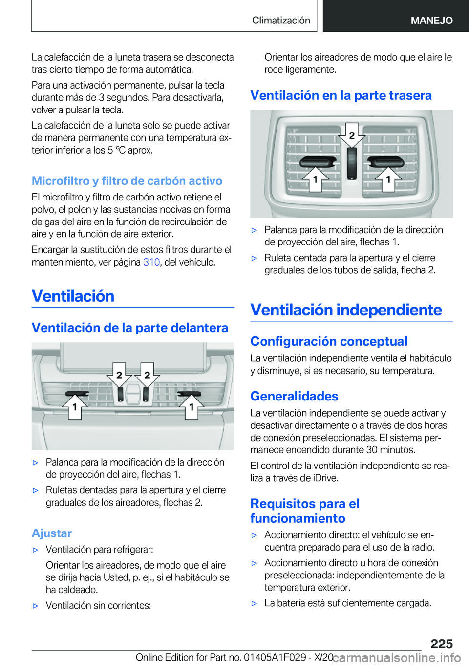 BMW X1 2021  Manuales de Empleo (in Spanish) �L�a��c�a�l�e�f�a�c�c�i�