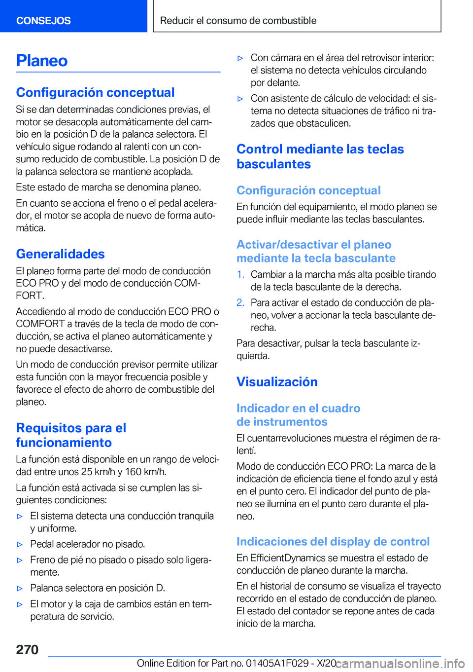 BMW X1 2021  Manuales de Empleo (in Spanish) �P�l�a�n�e�o
�C�o�n�f�i�g�u�r�a�c�i�
