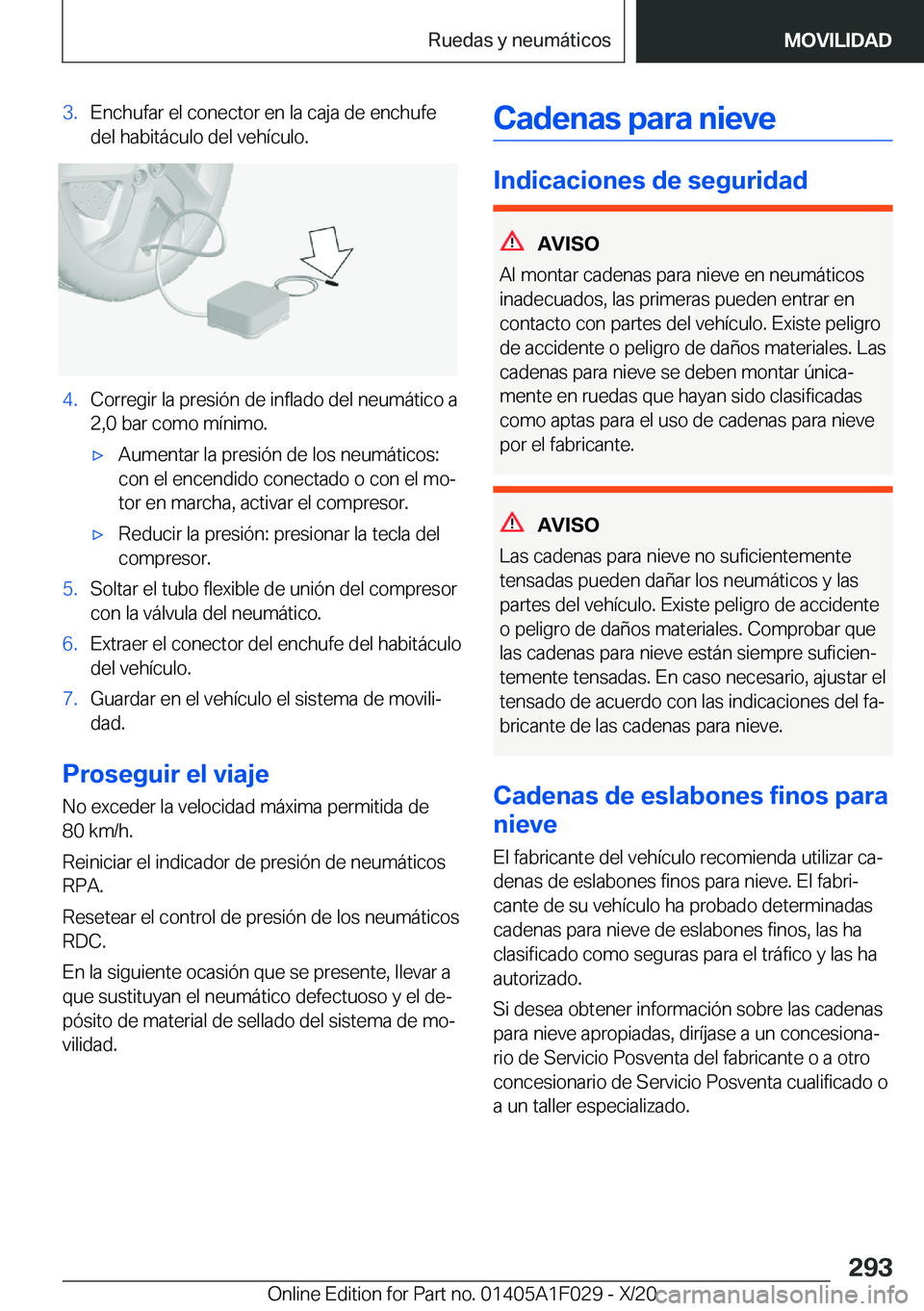 BMW X1 2021  Manuales de Empleo (in Spanish) �3�.�E�n�c�h�u�f�a�r��e�l��c�o�n�e�c�t�o�r��e�n��l�a��c�a�j�a��d�e��e�n�c�h�u�f�e
�d�e�l��h�a�b�i�t�