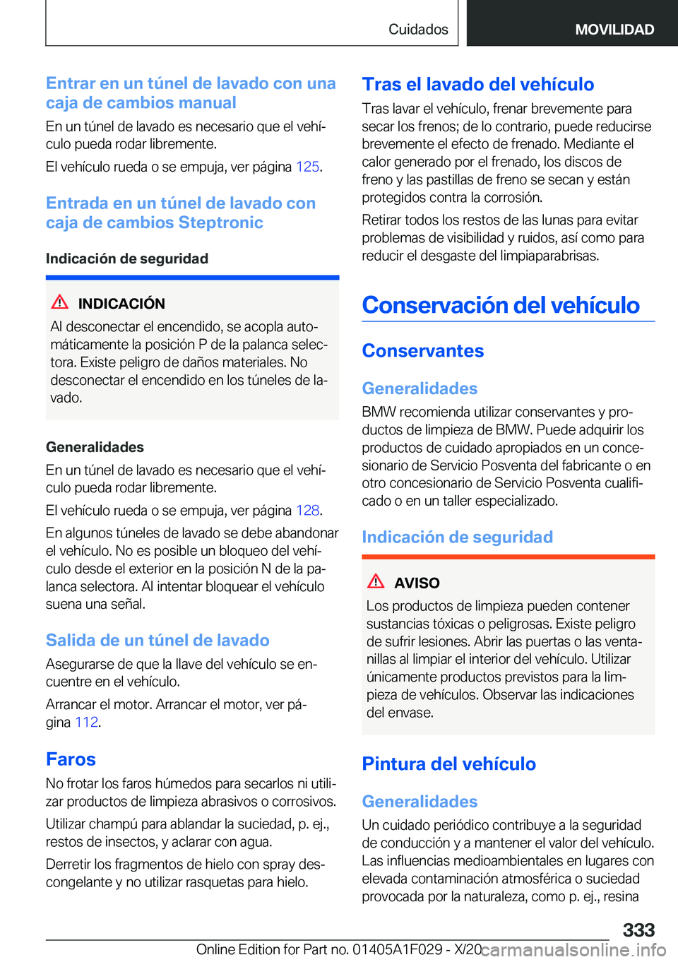 BMW X1 2021  Manuales de Empleo (in Spanish) �E�n�t�r�a�r��e�n��u�n��t�
