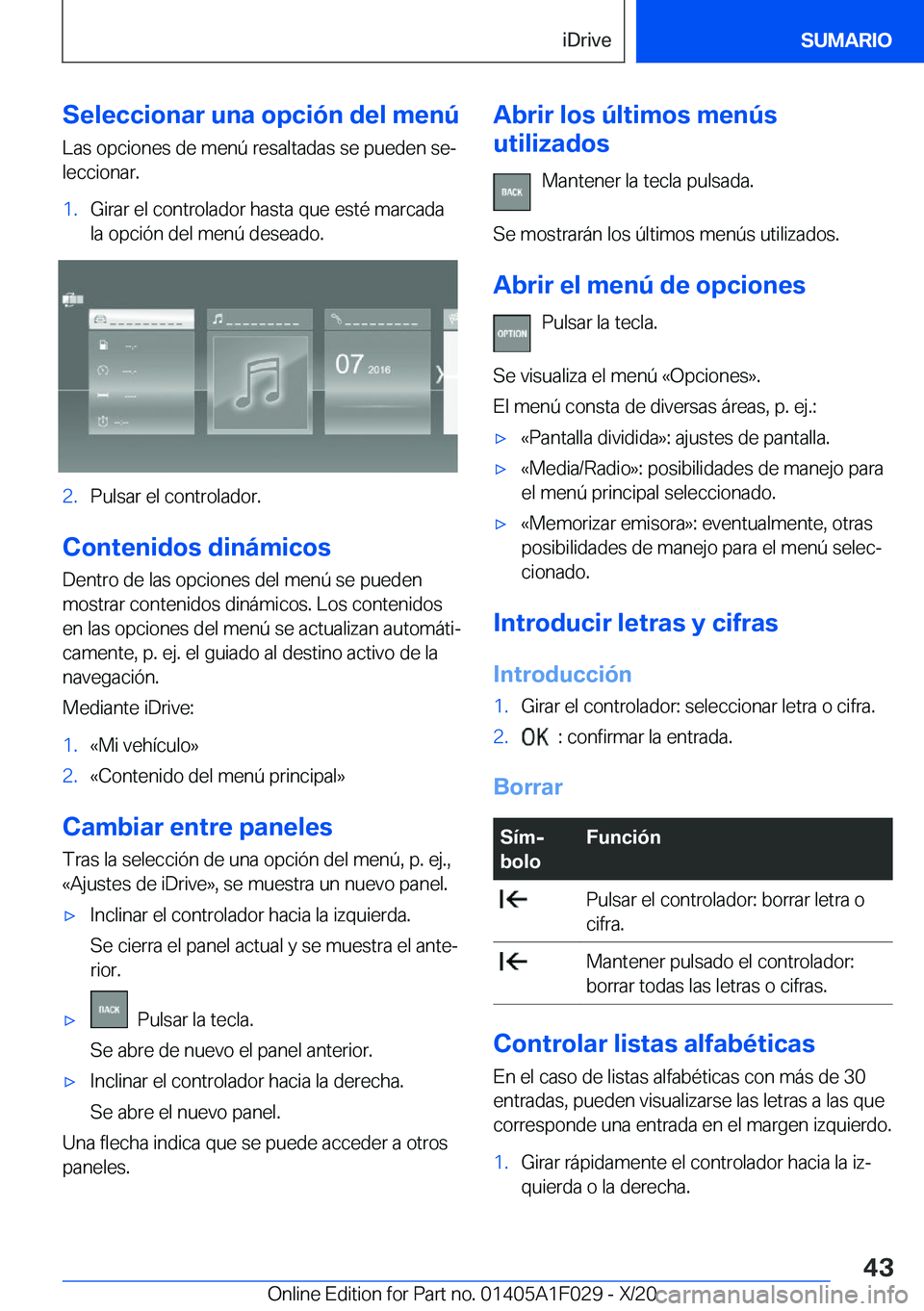 BMW X1 2021  Manuales de Empleo (in Spanish) �S�e�l�e�c�c�i�o�n�a�r��u�n�a��o�p�c�i�