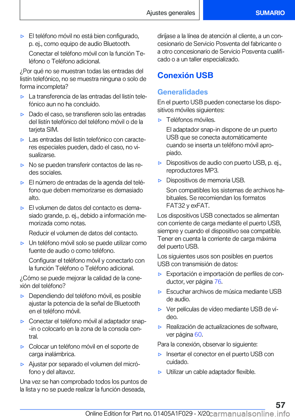 BMW X1 2021  Manuales de Empleo (in Spanish) x�E�l��t�e�l�