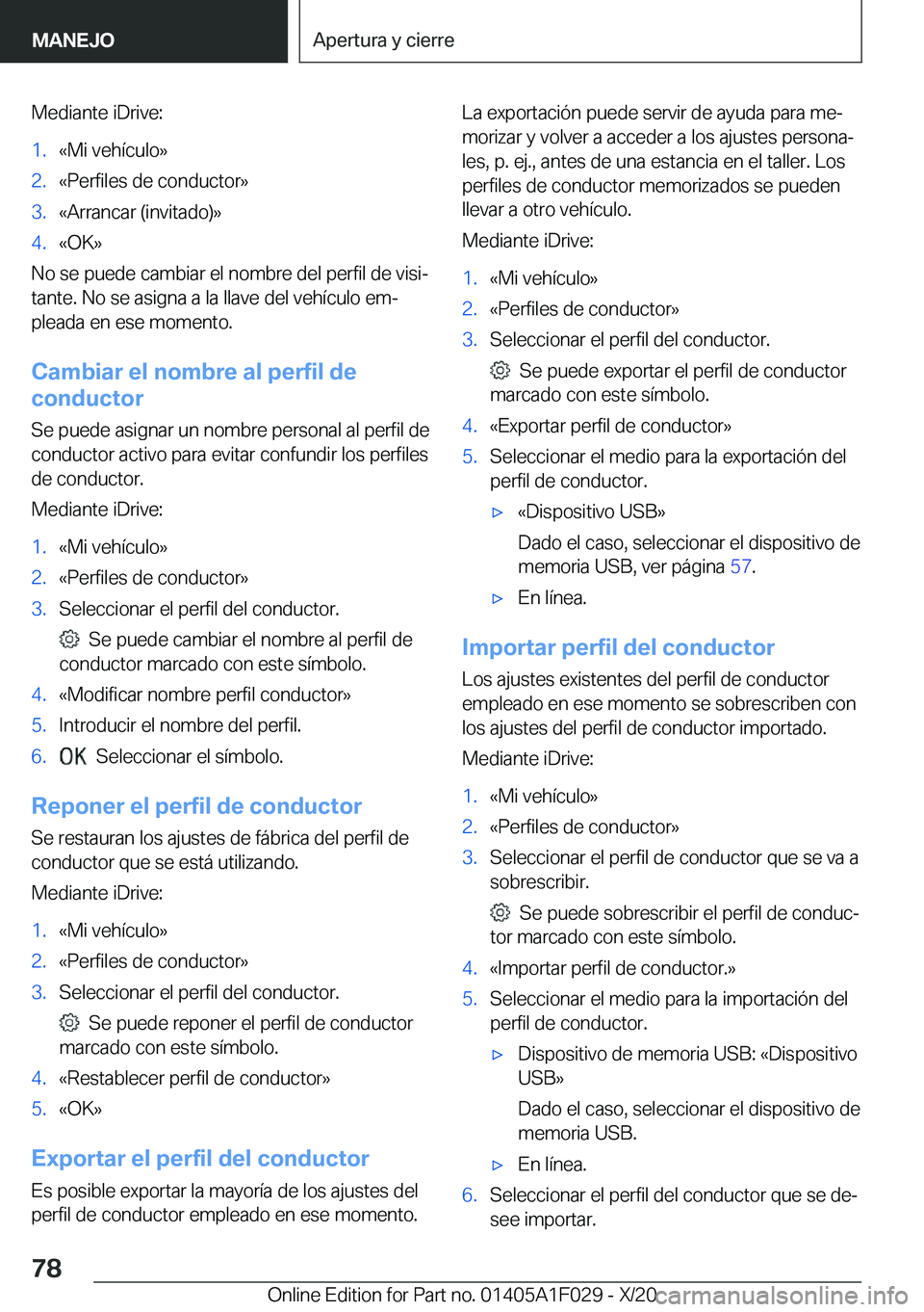 BMW X1 2021  Manuales de Empleo (in Spanish) �M�e�d�i�a�n�t�e��i�D�r�i�v�e�:�1�.�«�M�i��v�e�h�