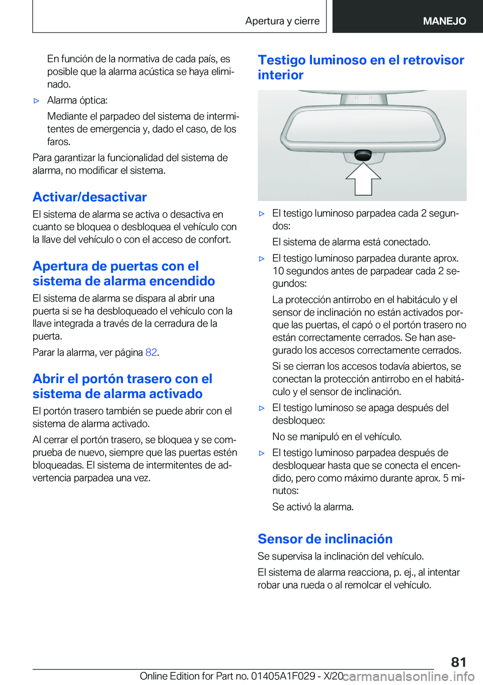 BMW X1 2021  Manuales de Empleo (in Spanish) �E�n��f�u�n�c�i�