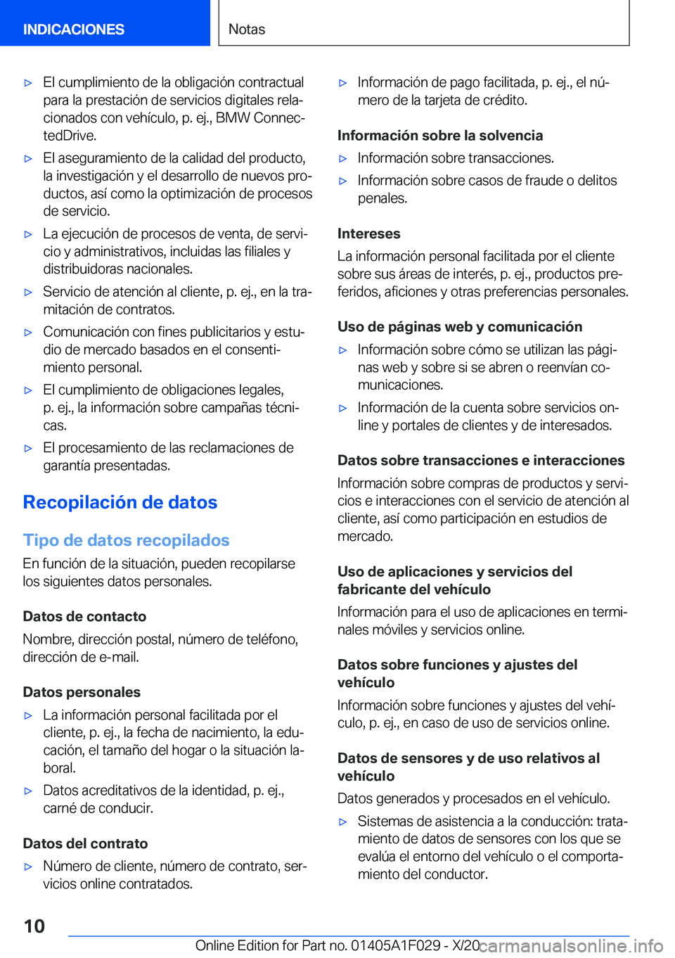 BMW X1 2021  Manuales de Empleo (in Spanish) x�E�l��c�u�m�p�l�i�m�i�e�n�t�o��d�e��l�a��o�b�l�i�g�a�c�i�
