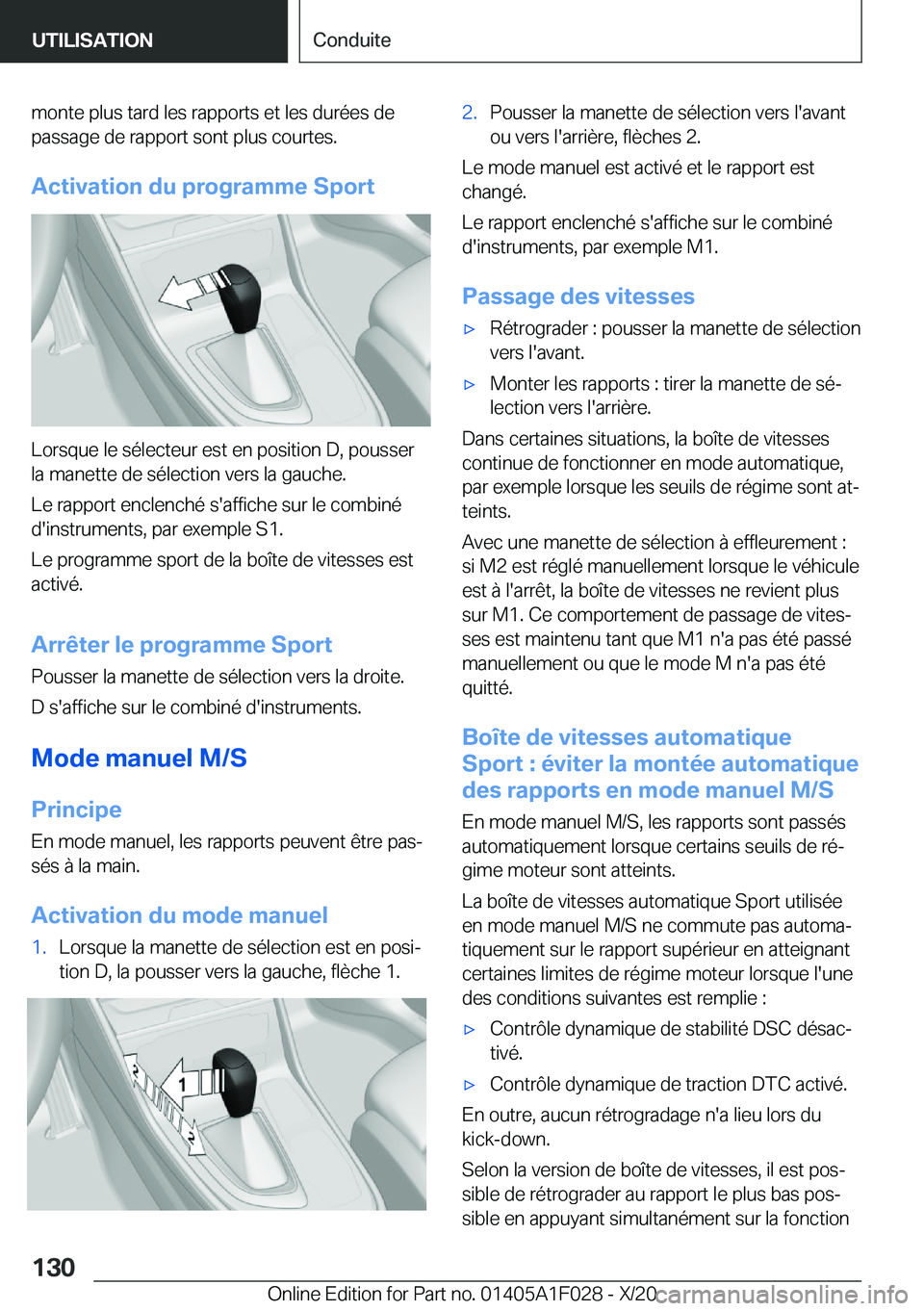 BMW X1 2021  Notices Demploi (in French) �m�o�n�t�e��p�l�u�s��t�a�r�d��l�e�s��r�a�p�p�o�r�t�s��e�t��l�e�s��d�u�r�é�e�s��d�e
�p�a�s�s�a�g�e��d�e��r�a�p�p�o�r�t��s�o�n�t��p�l�u�s��c�o�u�r�t�e�s�.
�A�c�t�i�v�a�t�i�o�n��d�u��p�r�