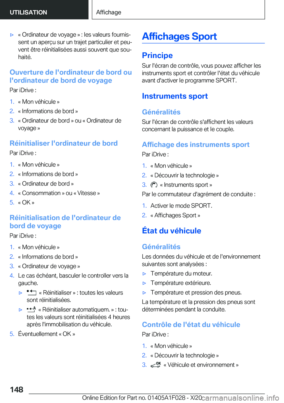 BMW X1 2021  Notices Demploi (in French) 'x�k��O�r�d�i�n�a�t�e�u�r��d�e��v�o�y�a�g�e��{��:��l�e�s��v�a�l�e�u�r�s��f�o�u�r�n�i�sj�s�e�n�t��u�n��a�p�e�r�ç�u��s�u�r��u�n��t�r�a�j�e�t��p�a�r�t�i�c�u�l�i�e�r��e�t��p�e�uj�v�