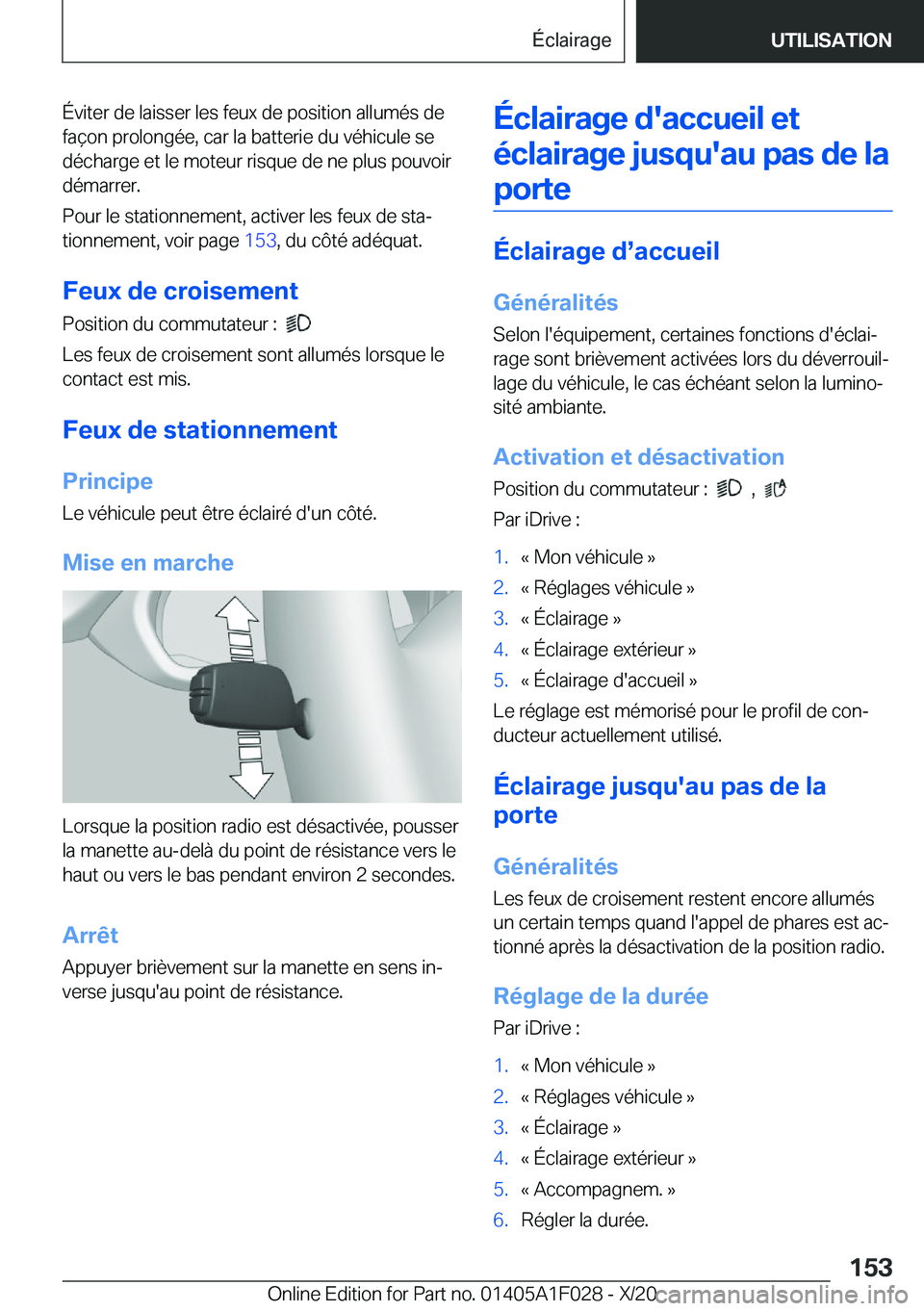 BMW X1 2021  Notices Demploi (in French) �