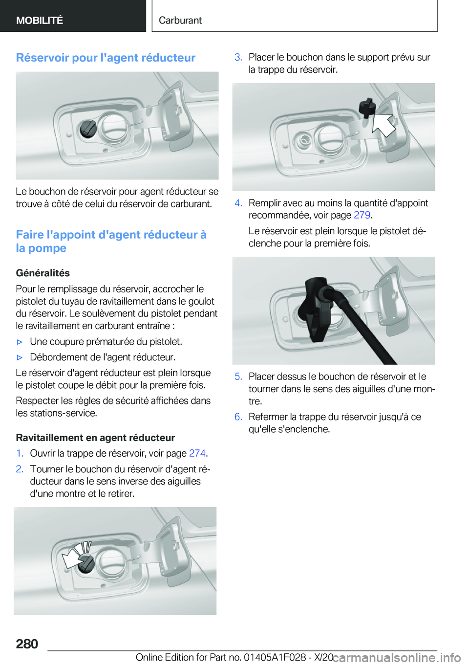 BMW X1 2021  Notices Demploi (in French) �R�é�s�e�r�v�o�i�r��p�o�u�r��l�'�a�g�e�n�t��r�é�d�u�c�t�e�u�r
�L�e��b�o�u�c�h�o�n��d�e��r�é�s�e�r�v�o�i�r��p�o�u�r��a�g�e�n�t��r�é�d�u�c�t�e�u�r��s�e�t�r�o�u�v�e��