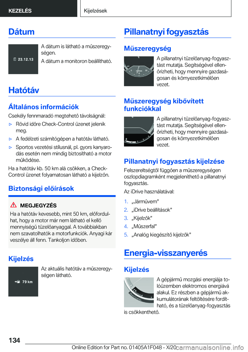 BMW X1 2021  Kezelési útmutató (in Hungarian) �D�