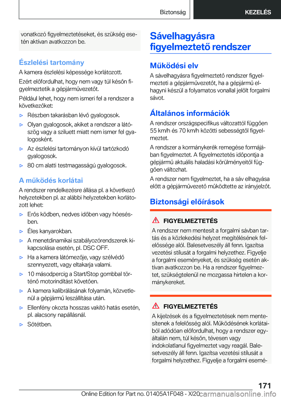 BMW X1 2021  Kezelési útmutató (in Hungarian) �v�o�n�a�t�k�o�z�