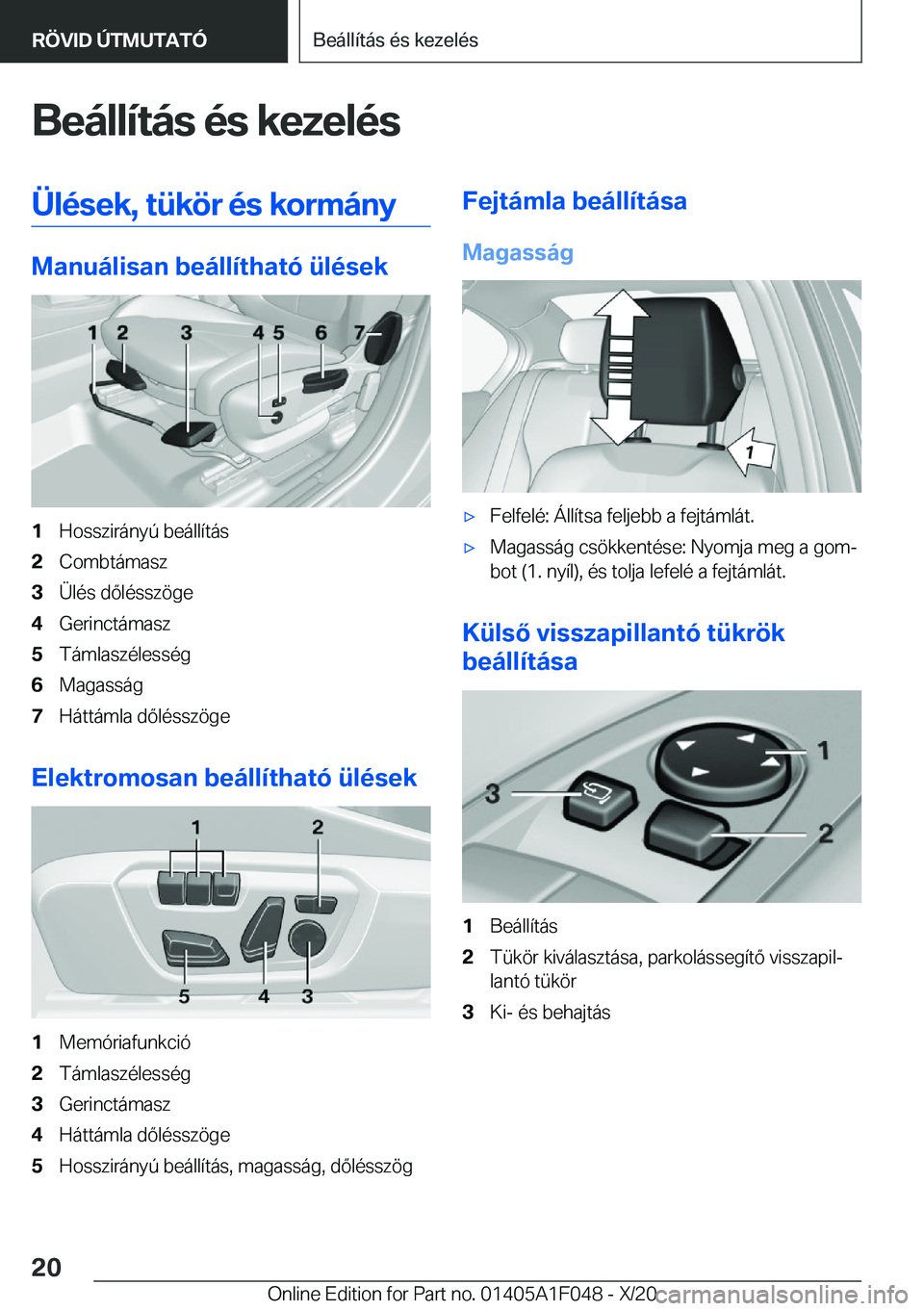 BMW X1 2021  Kezelési útmutató (in Hungarian) �B�e�