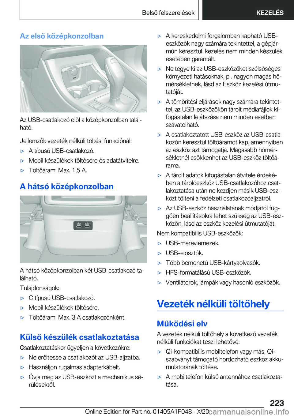 BMW X1 2021  Kezelési útmutató (in Hungarian) �A�z��e�l�s�