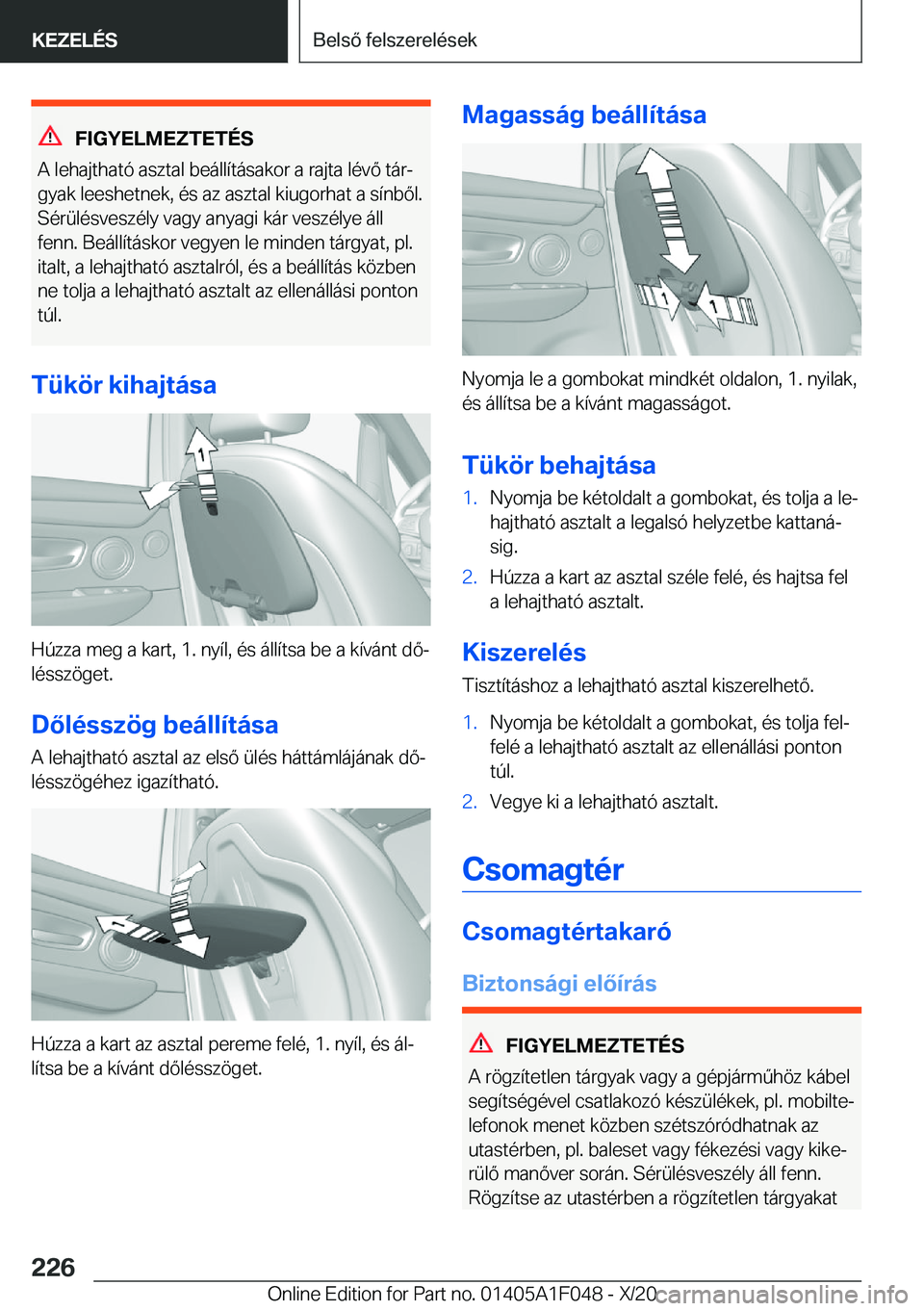 BMW X1 2021  Kezelési útmutató (in Hungarian) �F�I�G�Y�E�L�M�E�Z�T�E�T�