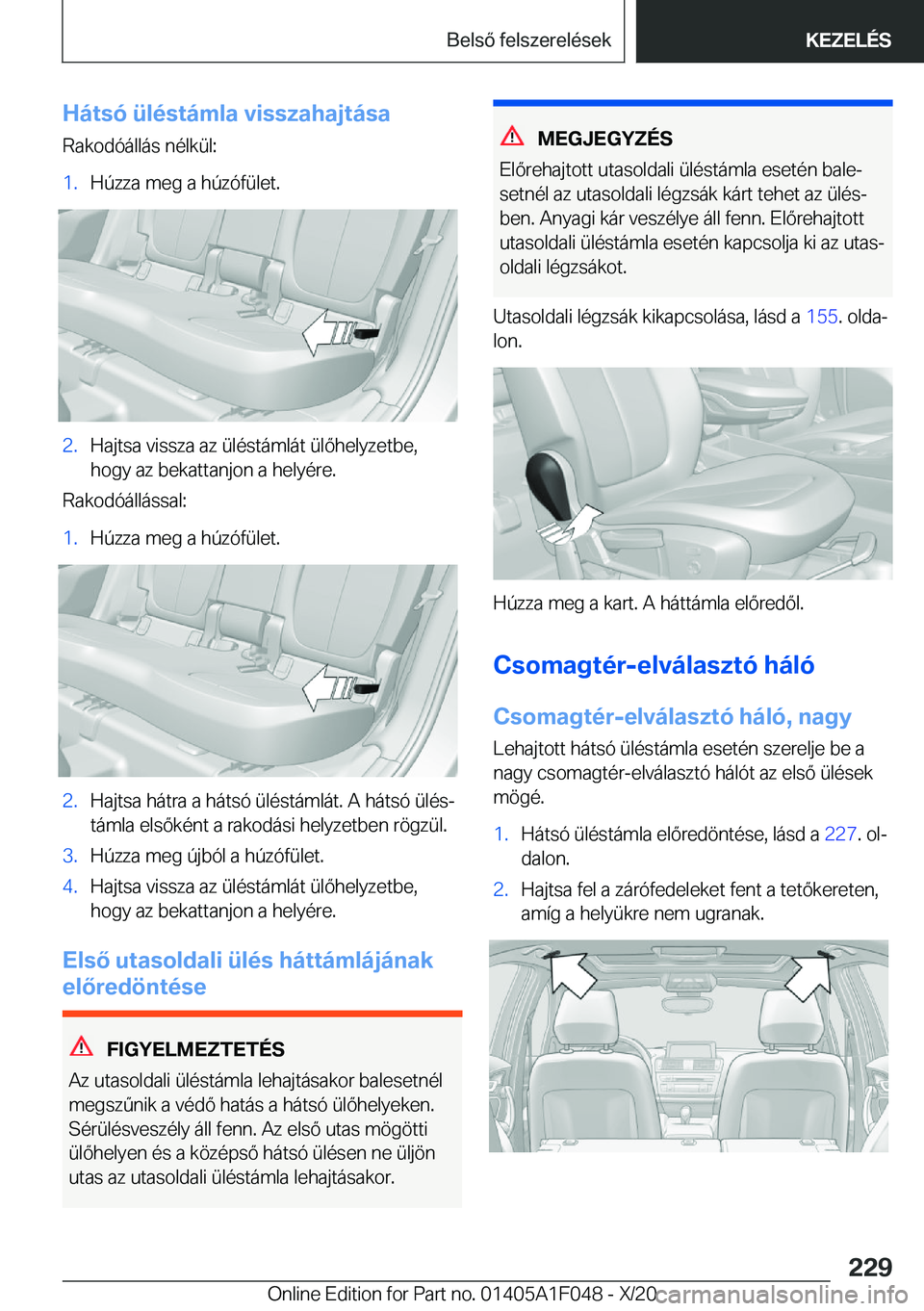 BMW X1 2021  Kezelési útmutató (in Hungarian) �H�
