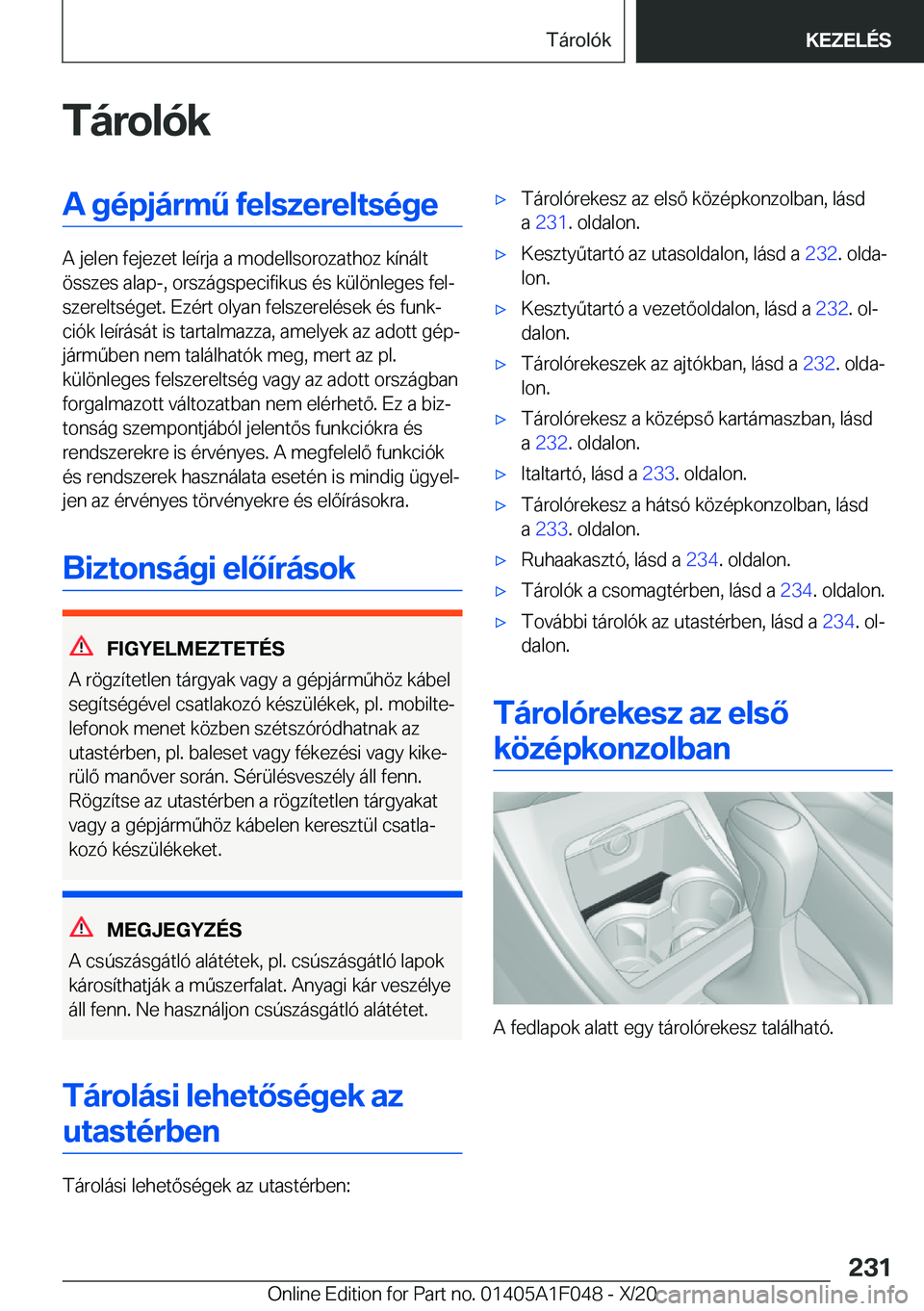 BMW X1 2021  Kezelési útmutató (in Hungarian) �T�