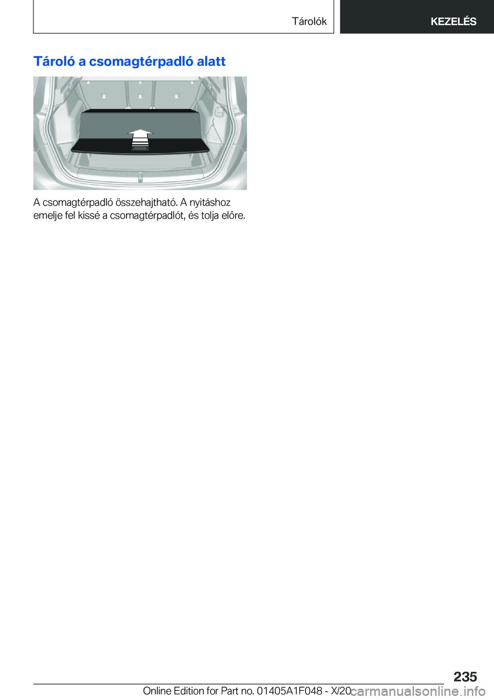 BMW X1 2021  Kezelési útmutató (in Hungarian) �T�