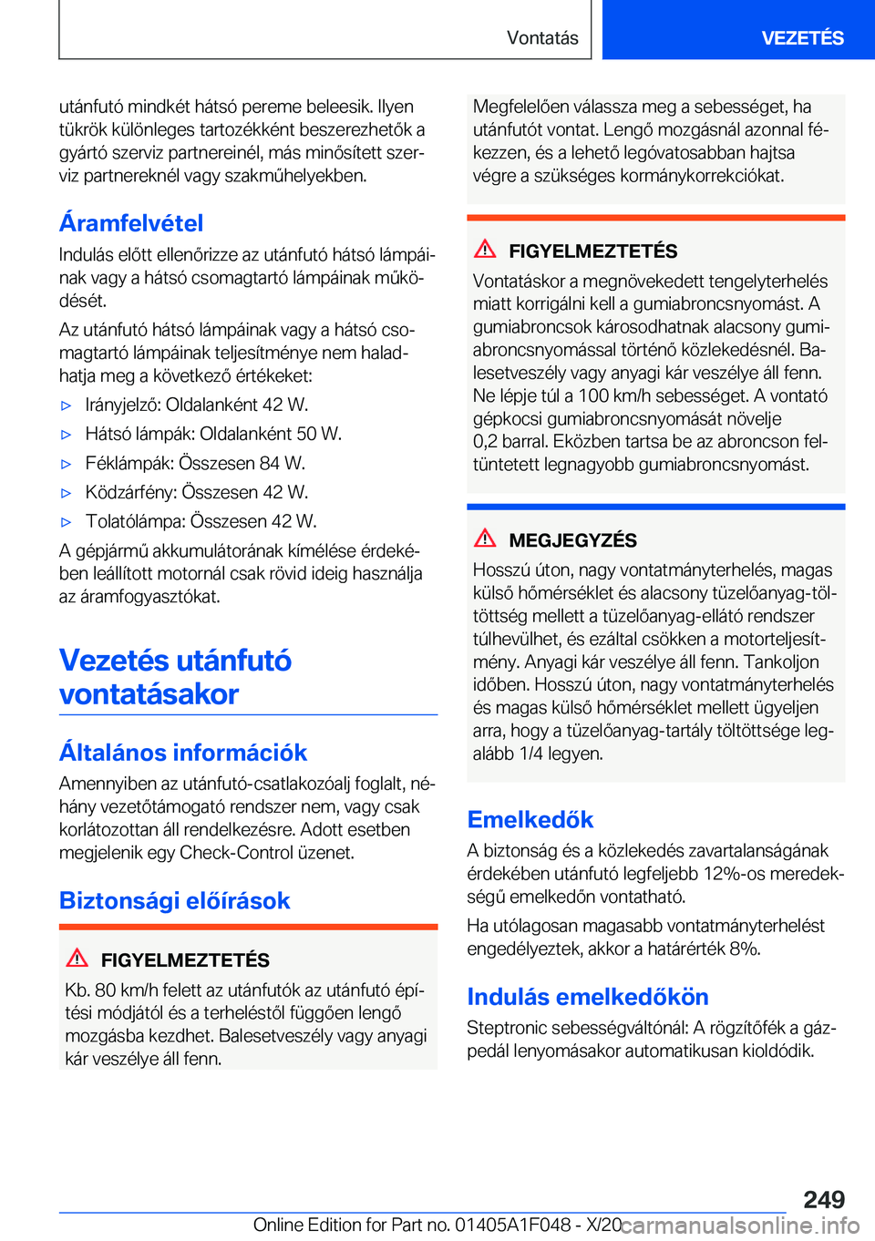 BMW X1 2021  Kezelési útmutató (in Hungarian) �u�t�