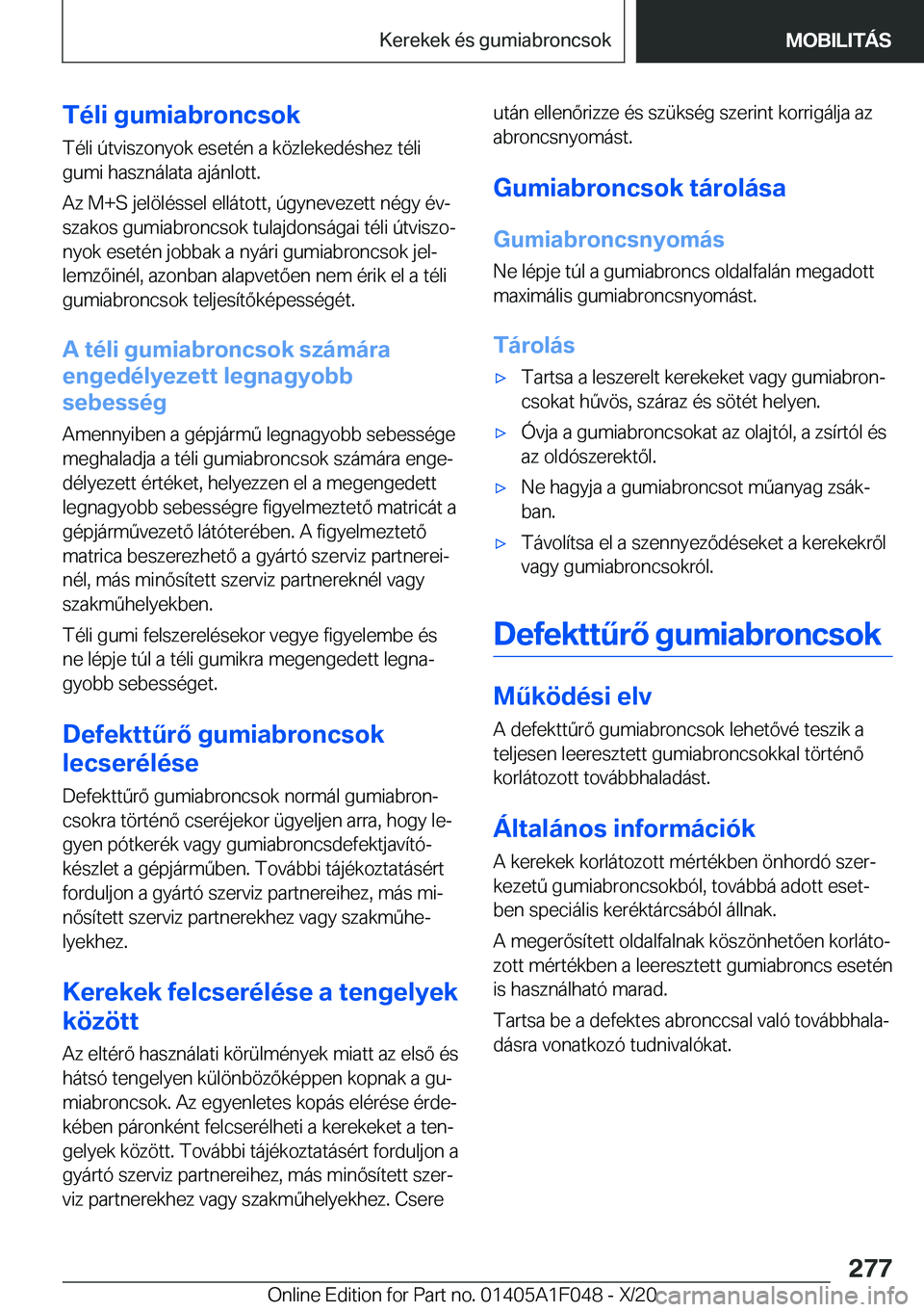 BMW X1 2021  Kezelési útmutató (in Hungarian) �T�