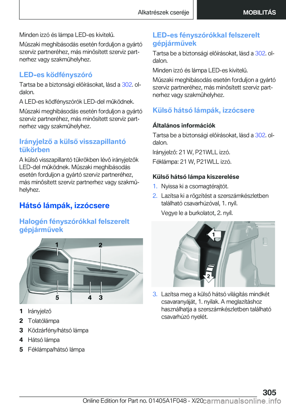 BMW X1 2021  Kezelési útmutató (in Hungarian) �M�i�n�d�e�n��i�z�z�