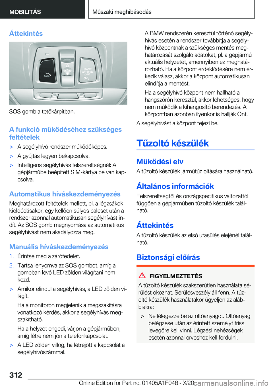 BMW X1 2021  Kezelési útmutató (in Hungarian) �