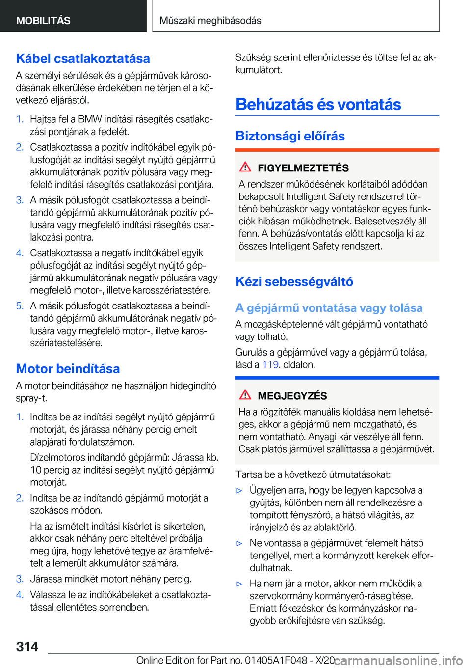 BMW X1 2021  Kezelési útmutató (in Hungarian) �K�