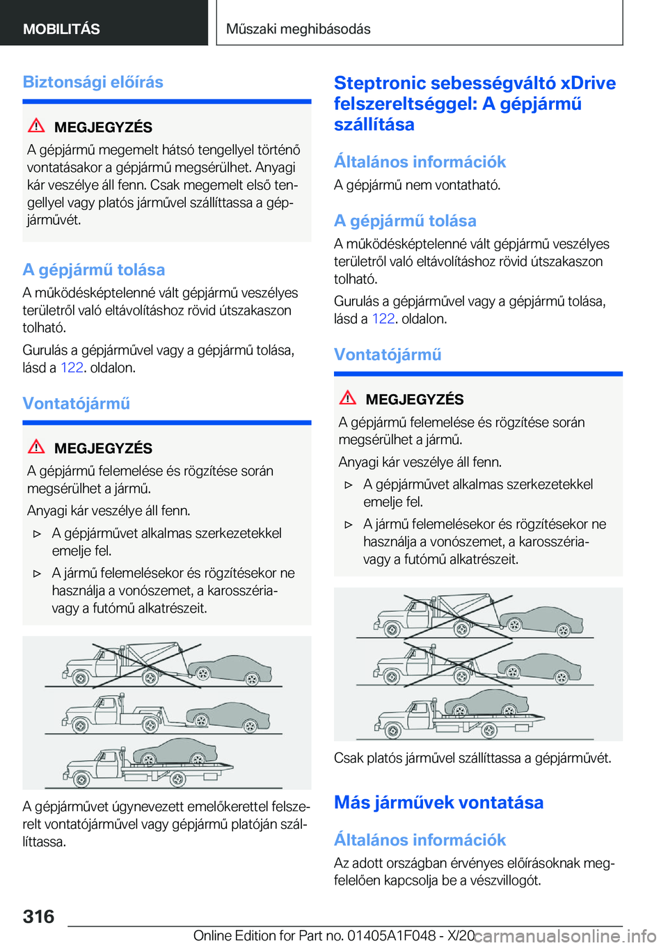 BMW X1 2021  Kezelési útmutató (in Hungarian) �B�i�z�t�o�n�s�