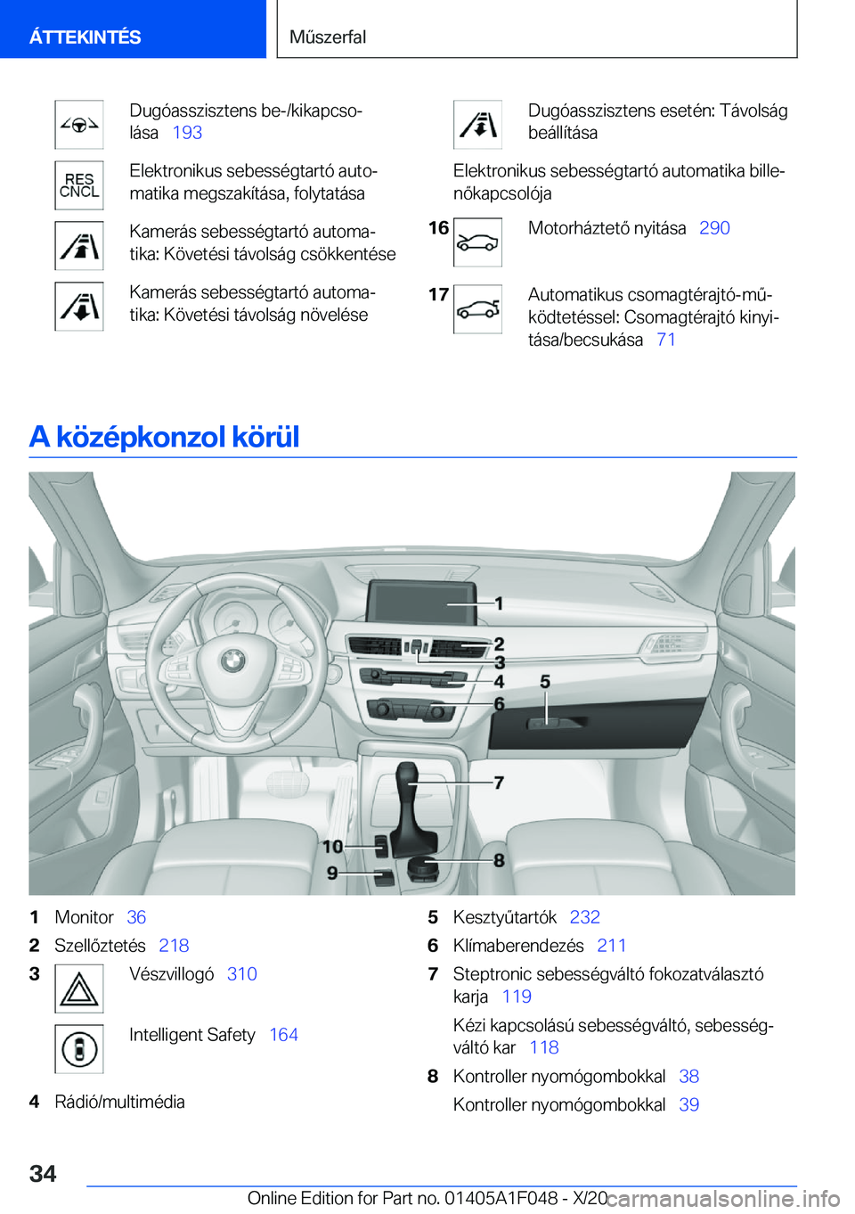 BMW X1 2021  Kezelési útmutató (in Hungarian) �D�u�g�