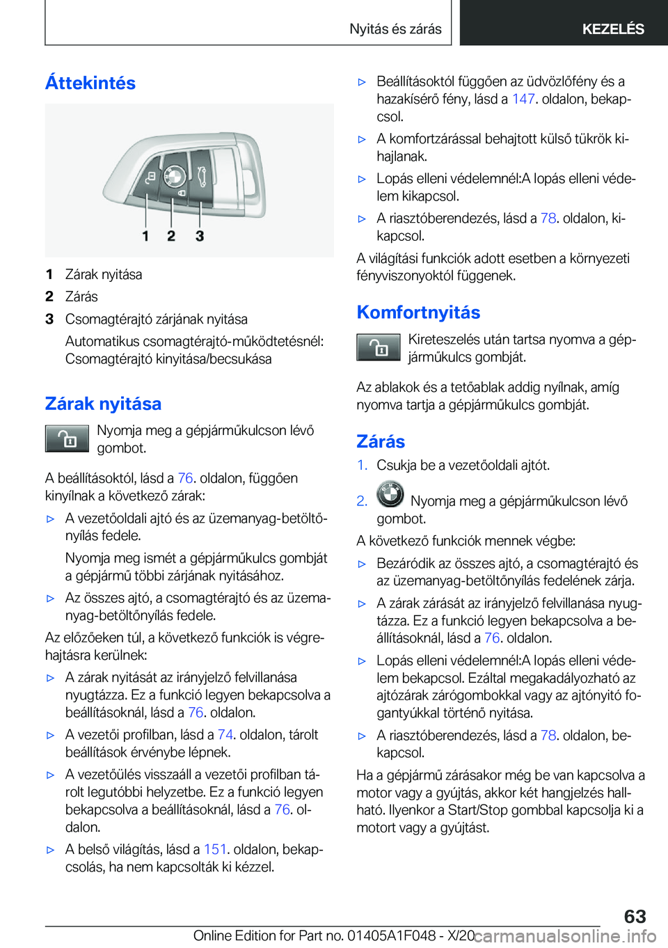 BMW X1 2021  Kezelési útmutató (in Hungarian) �