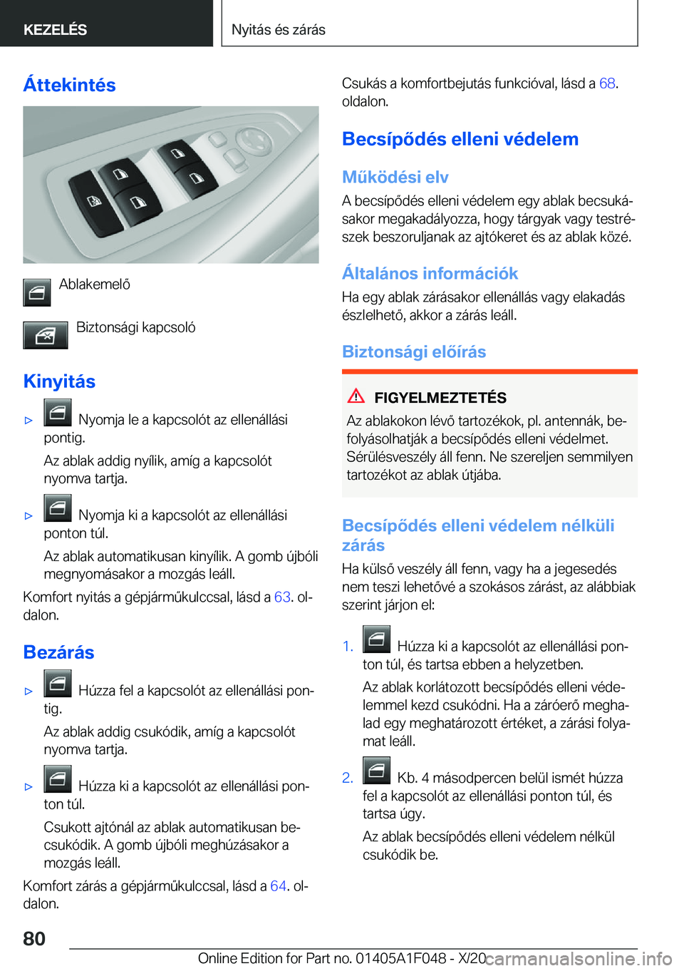 BMW X1 2021  Kezelési útmutató (in Hungarian) �