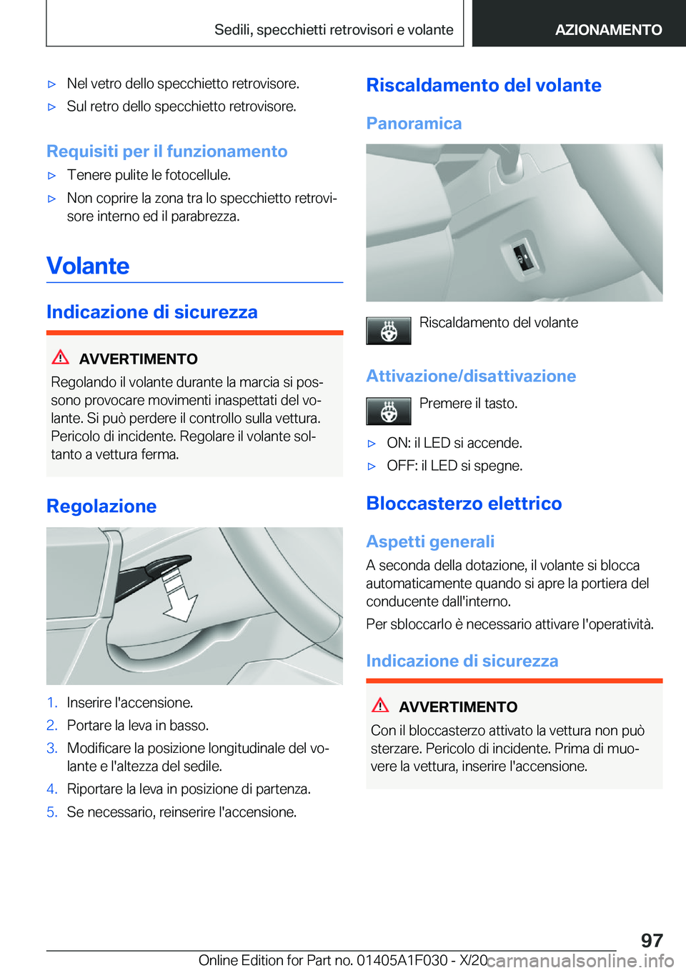 BMW X1 2021  Libretti Di Uso E manutenzione (in Italian) 'x�N�e�l��v�e�t�r�o��d�e�l�l�o��s�p�e�c�c�h�i�e�t�t�o��r�e�t�r�o�v�i�s�o�r�e�.'x�S�u�l��r�e�t�r�o��d�e�l�l�o��s�p�e�c�c�h�i�e�t�t�o��r�e�t�r�o�v�i�s�o�r�e�.
�R�e�q�u�i�s�i�t�i��p�e�r�