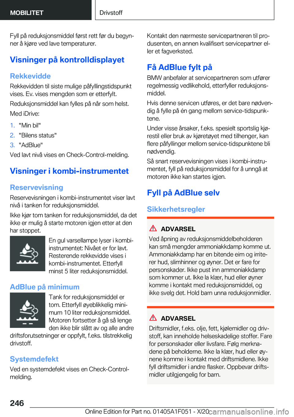 BMW X1 2021  InstruksjonsbØker (in Norwegian) �F�y�l�l��p�å��r�e�d�u�k�s�j�o�n�s�m�i�d�d�e�l��f�