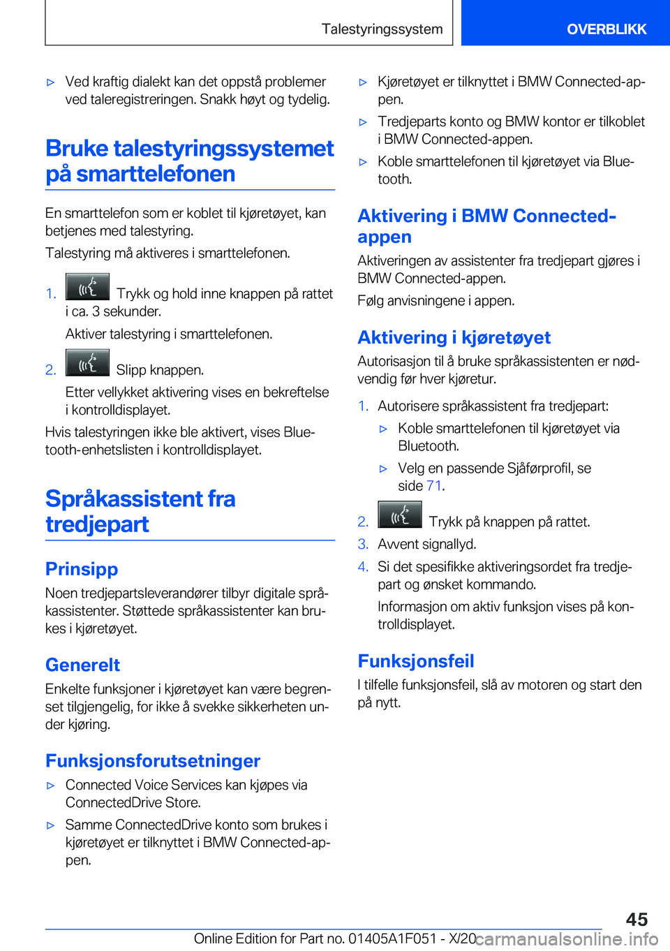 BMW X1 2021  InstruksjonsbØker (in Norwegian) x�V�e�d��k�r�a�f�t�i�g��d�i�a�l�e�k�t��k�a�n��d�e�t��o�p�p�s�t�å��p�r�o�b�l�e�m�e�r
�v�e�d��t�a�l�e�r�e�g�i�s�t�r�e�r�i�n�g�e�n�.��S�n�a�k�k��h�