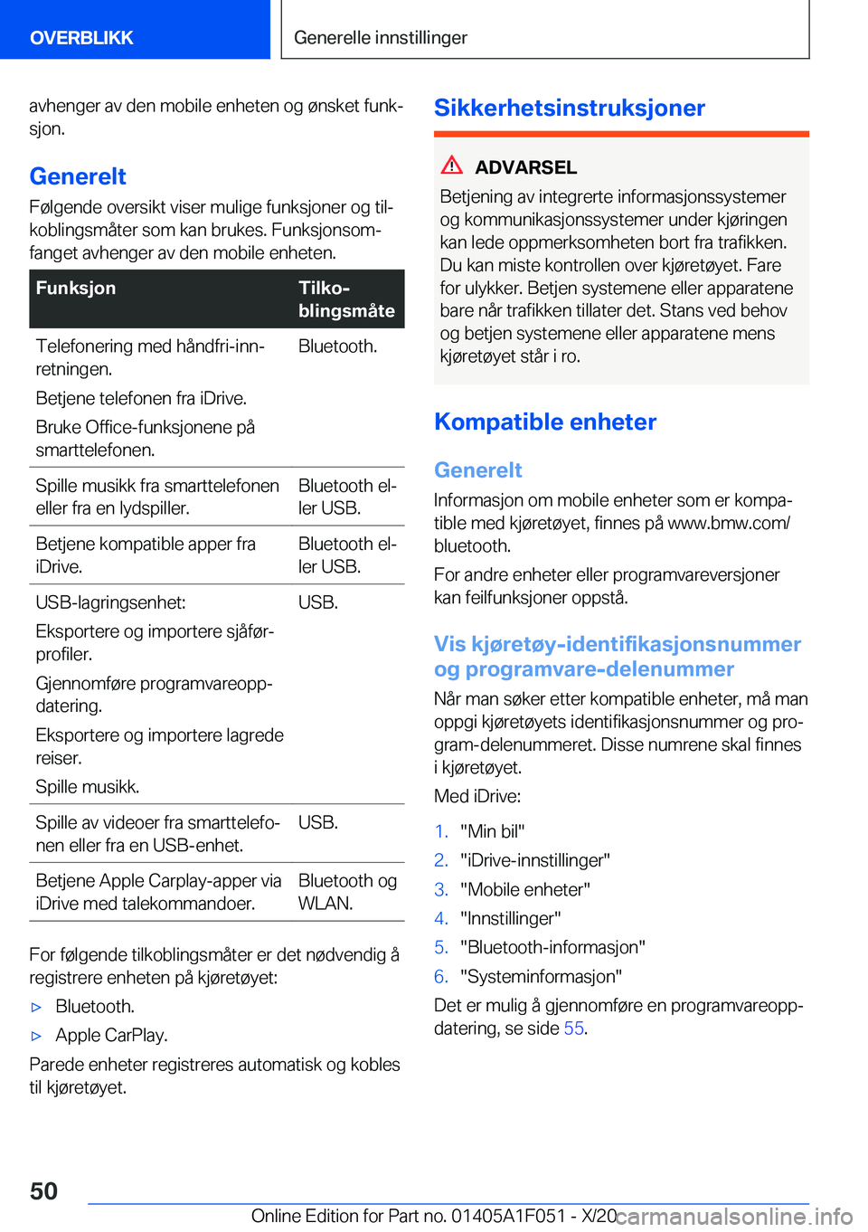 BMW X1 2021  InstruksjonsbØker (in Norwegian) �a�v�h�e�n�g�e�r��a�v��d�e�n��m�o�b�i�l�e��e�n�h�e�t�e�n��o�g��