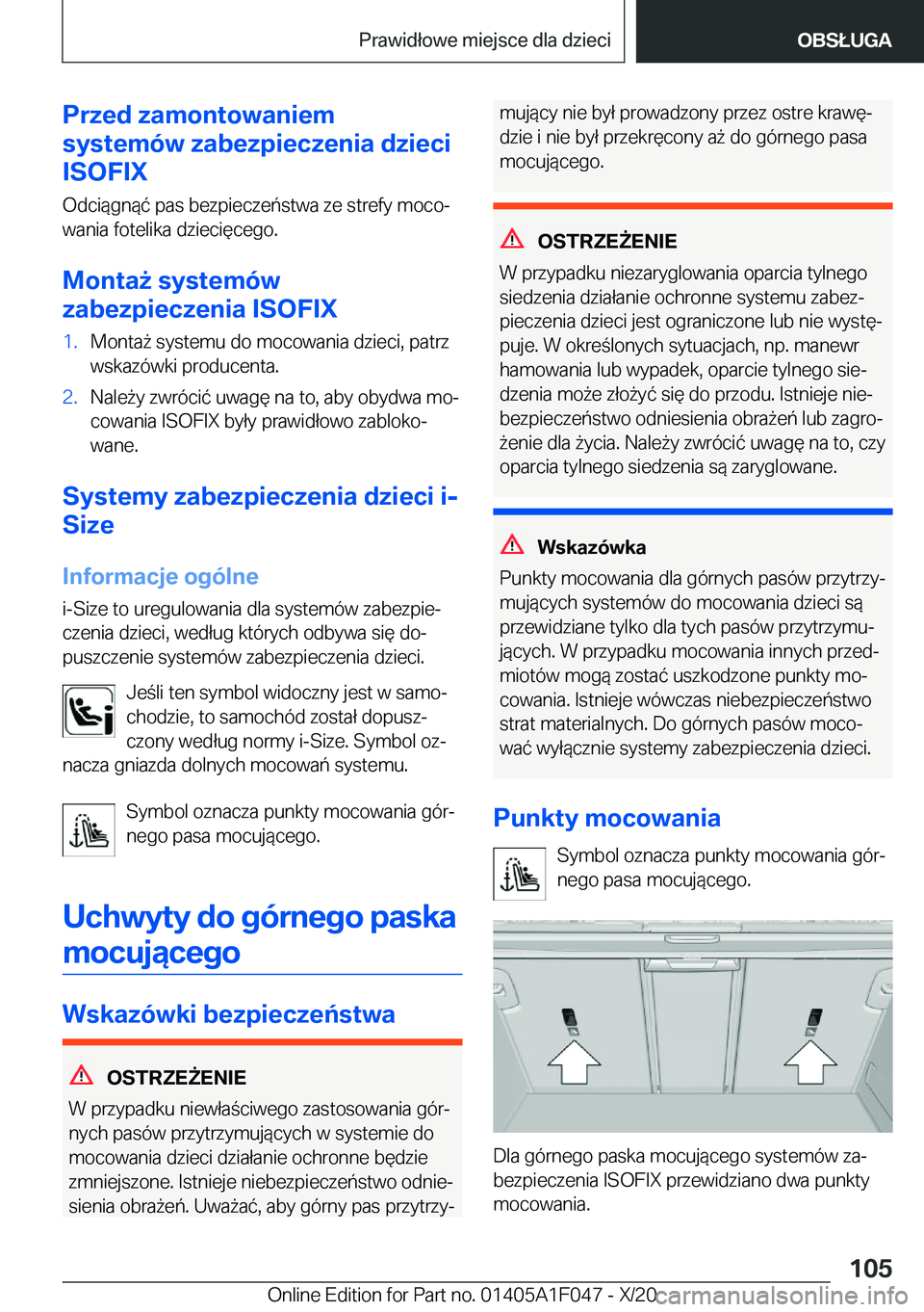 BMW X1 2021  Instrukcja obsługi (in Polish) �P�r�z�e�d��z�a�m�o�n�t�o�w�a�n�i�e�m
�s�y�s�t�e�m�