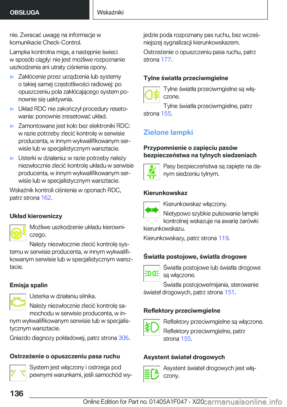 BMW X1 2021  Instrukcja obsługi (in Polish) �n�i�e�.��Z�w�r�a�c�a�