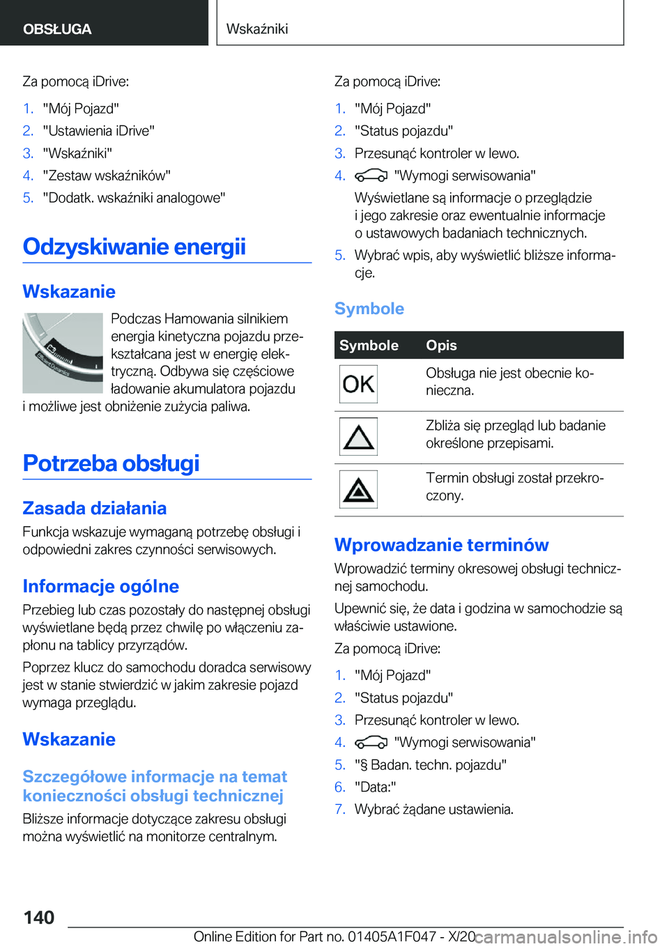 BMW X1 2021  Instrukcja obsługi (in Polish) �Z�a��p�o�m�o�c�