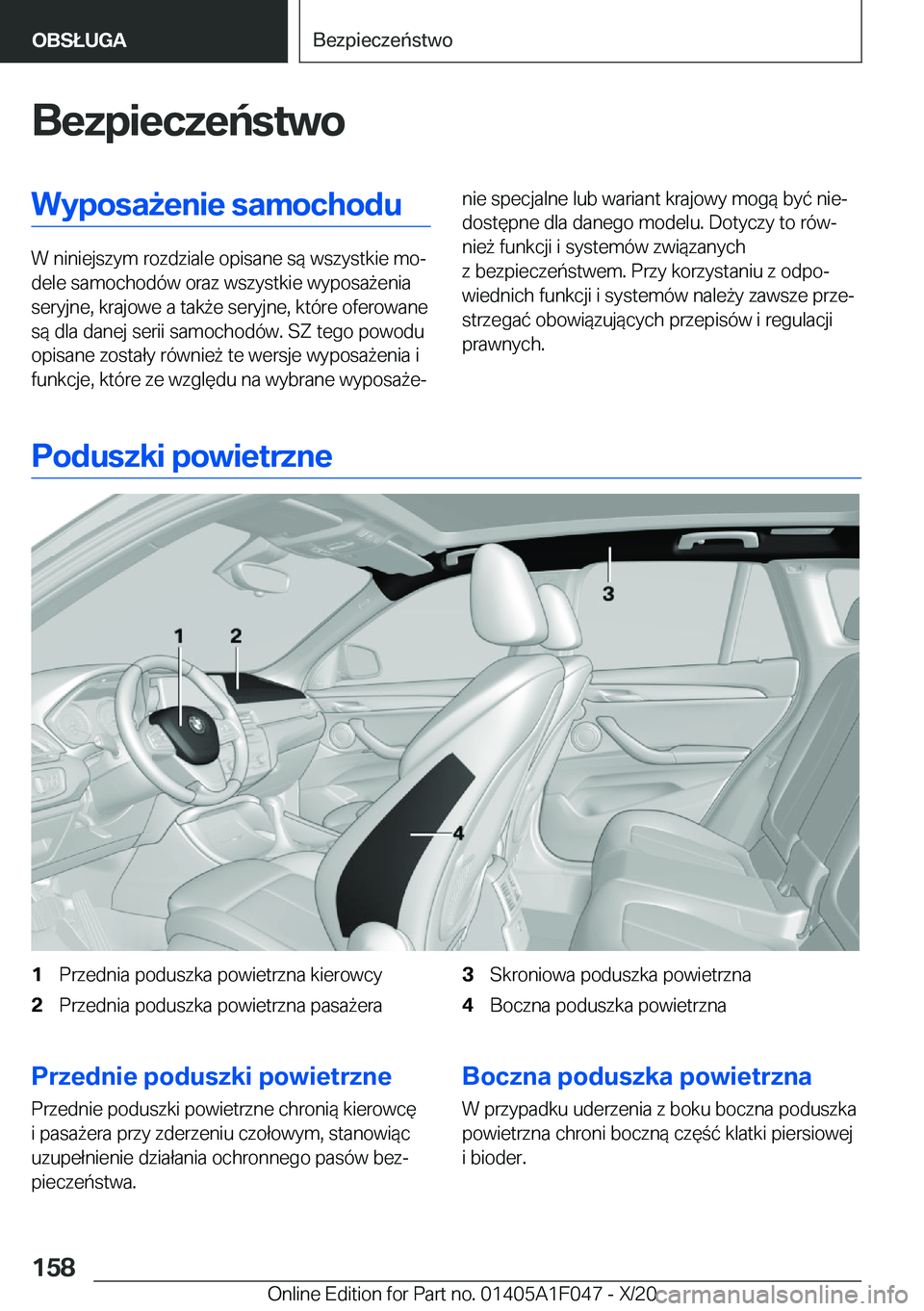 BMW X1 2021  Instrukcja obsługi (in Polish) �B�e�z�p�i�e�c�z�e�